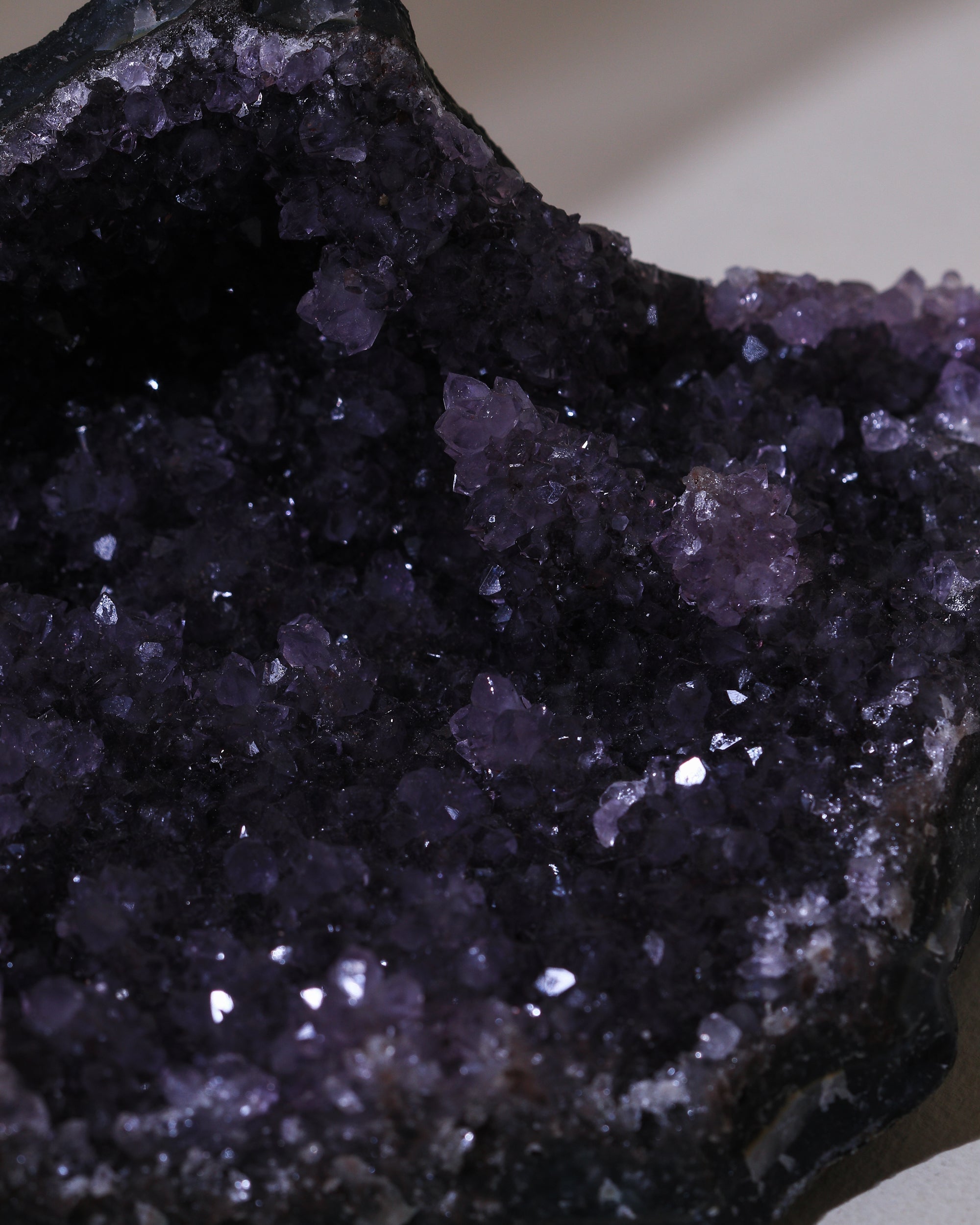 Stalaktit-Amethyst Kristall, Einzelstück