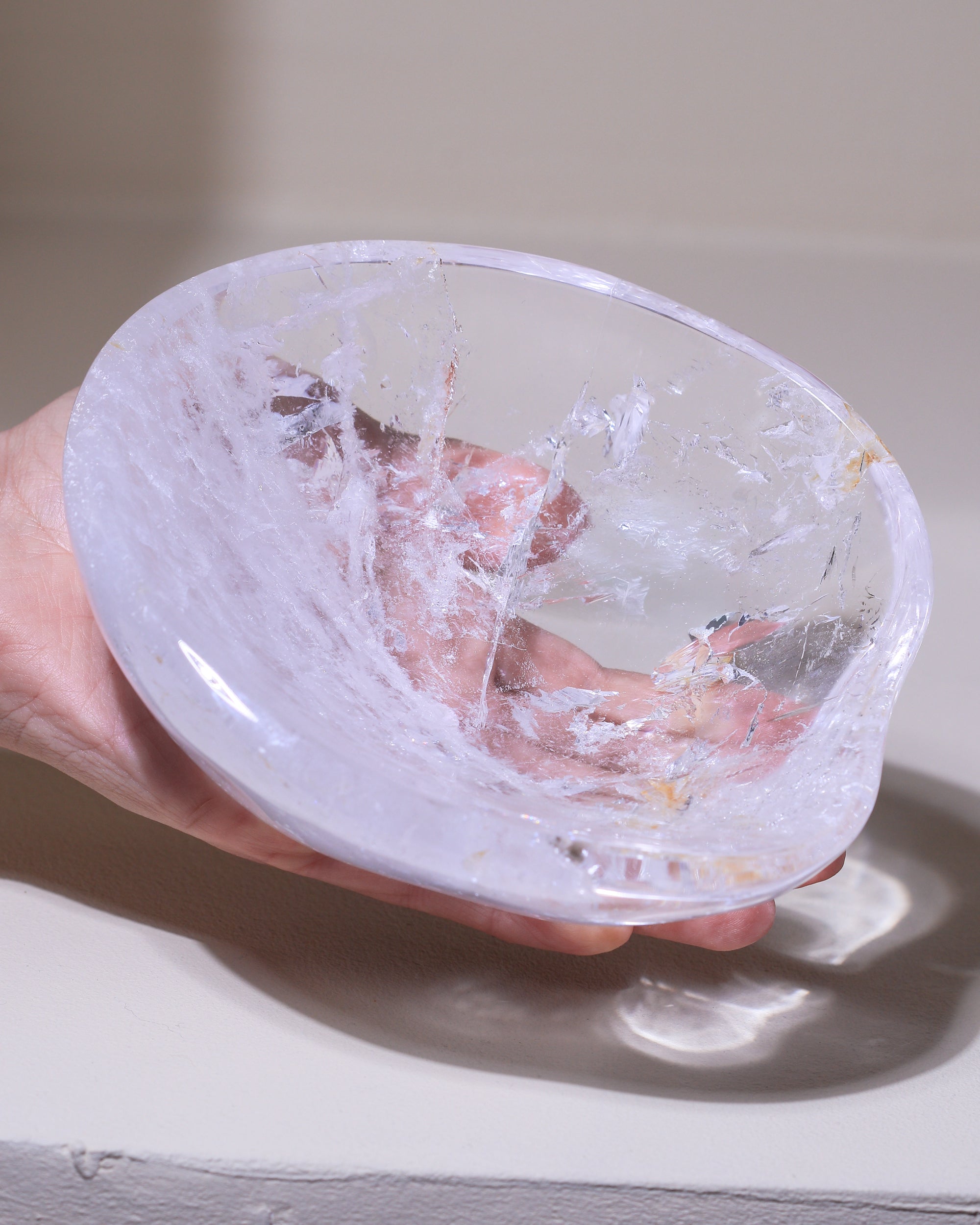 große Bergkristall Schale, Einzelstück