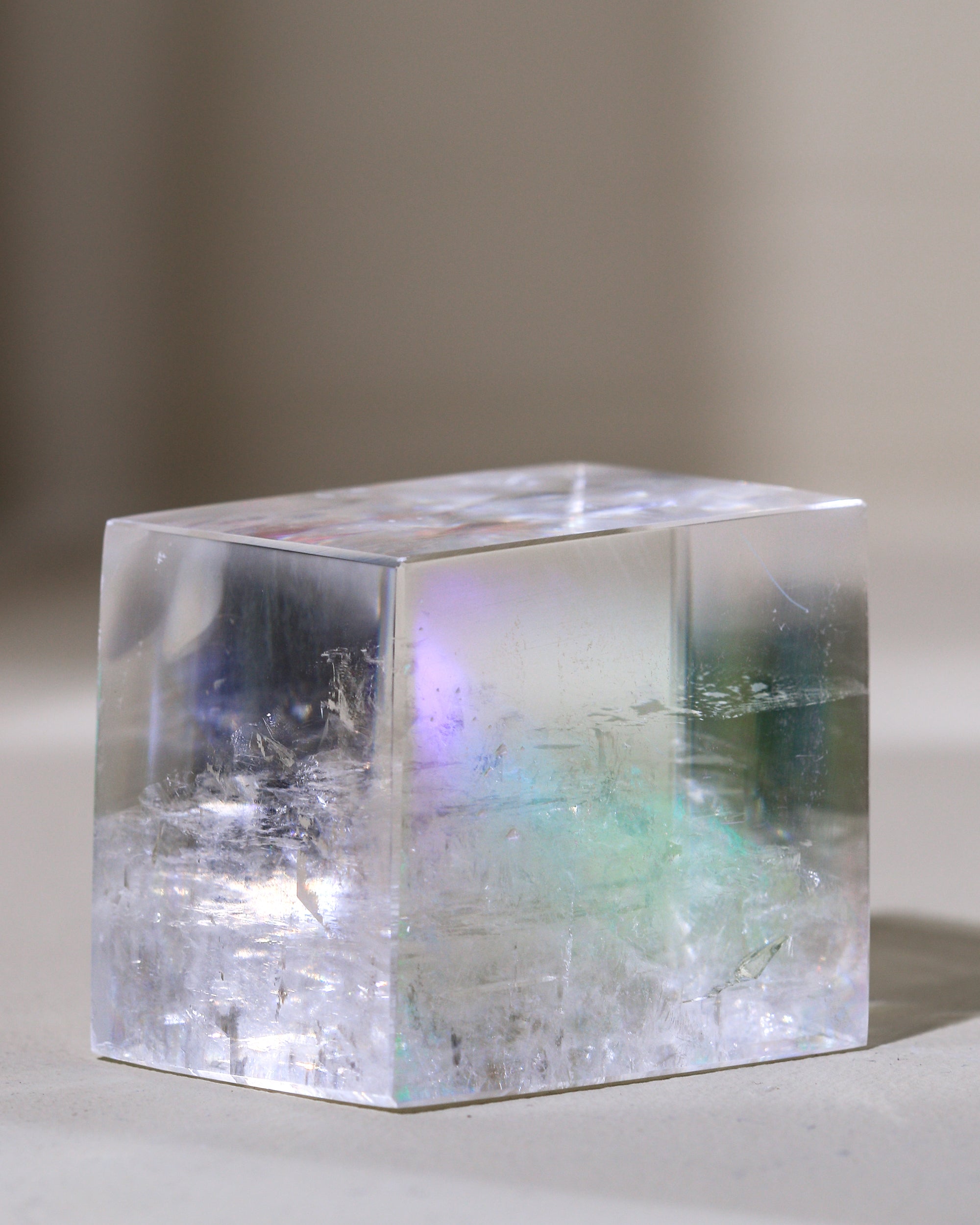 Optischer Calcit, Einzelstück