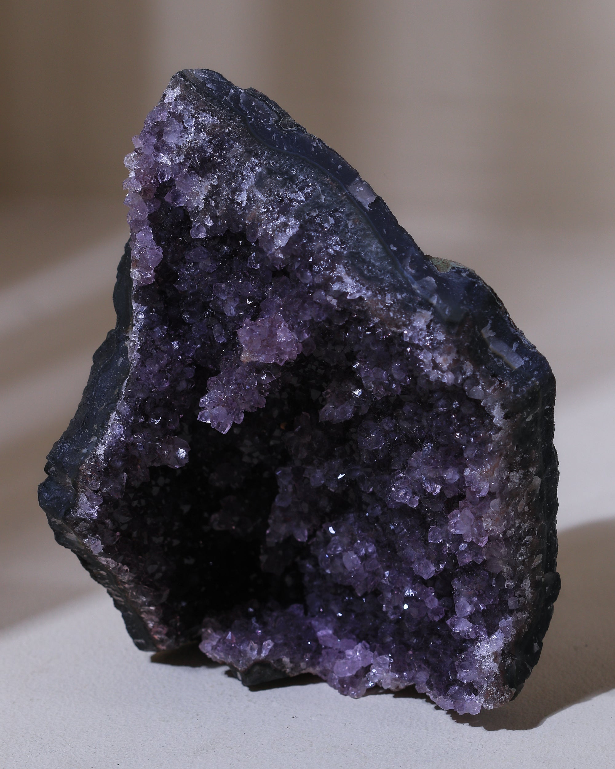 Stalaktit-Amethyst Kristall, Einzelstück