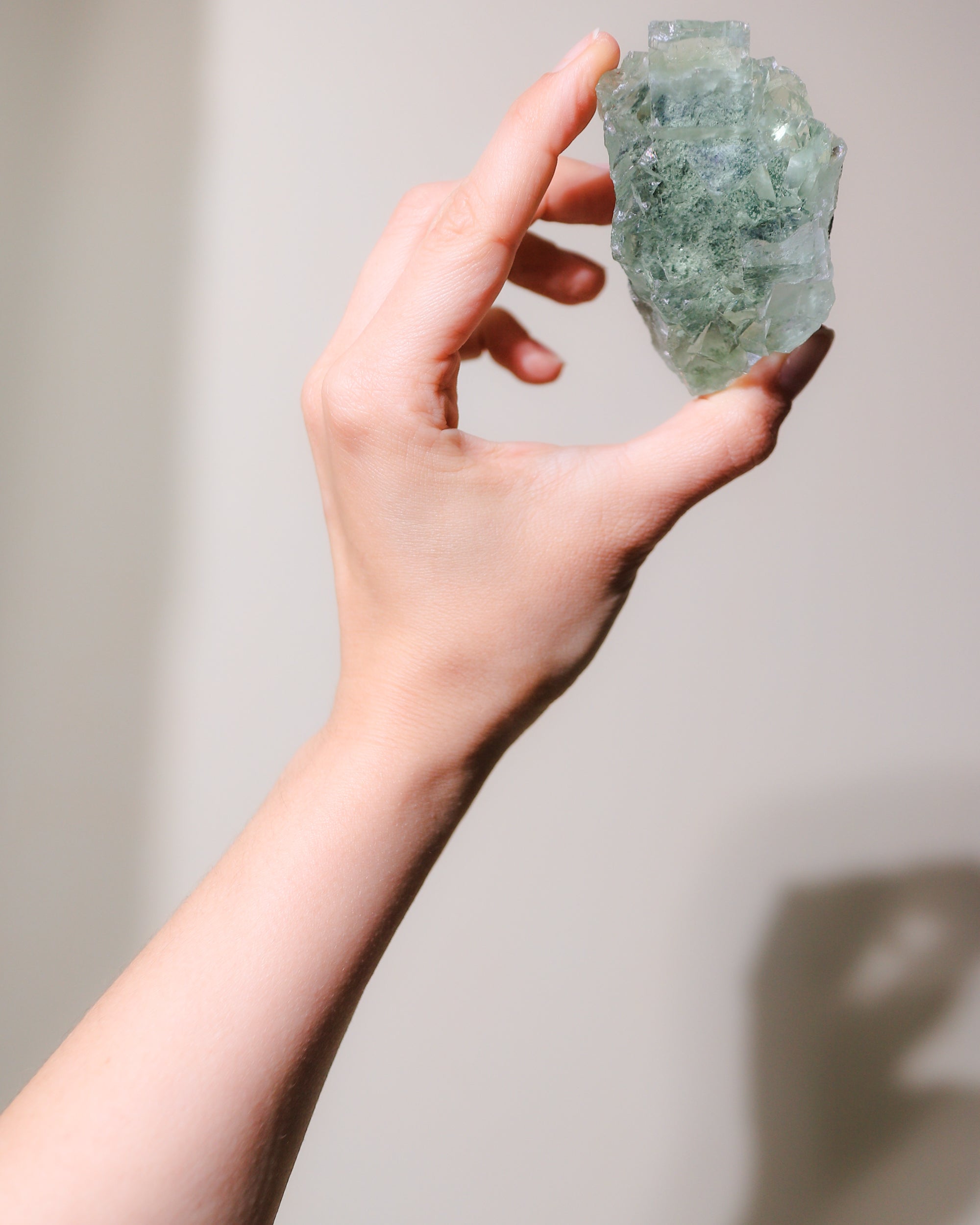 transparenter Fluorit Kristall, Einzelstück - reserviert