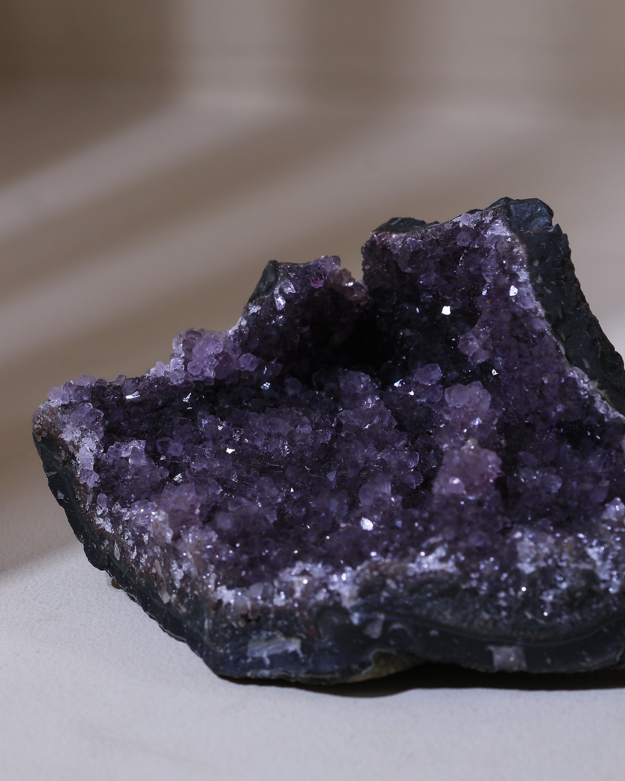 Stalaktit-Amethyst Kristall, Einzelstück