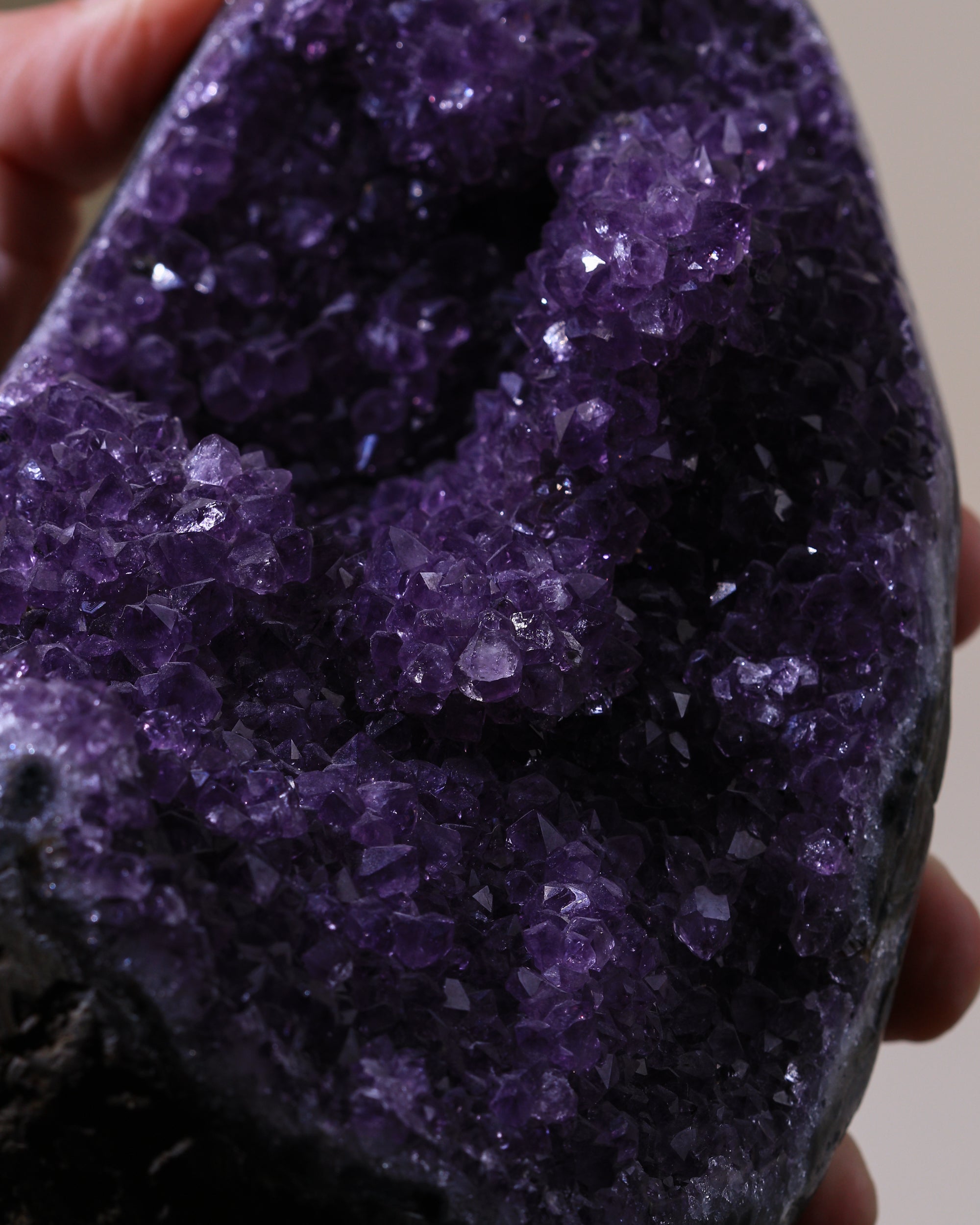 großer Amethyst Kristall, Einzelstück