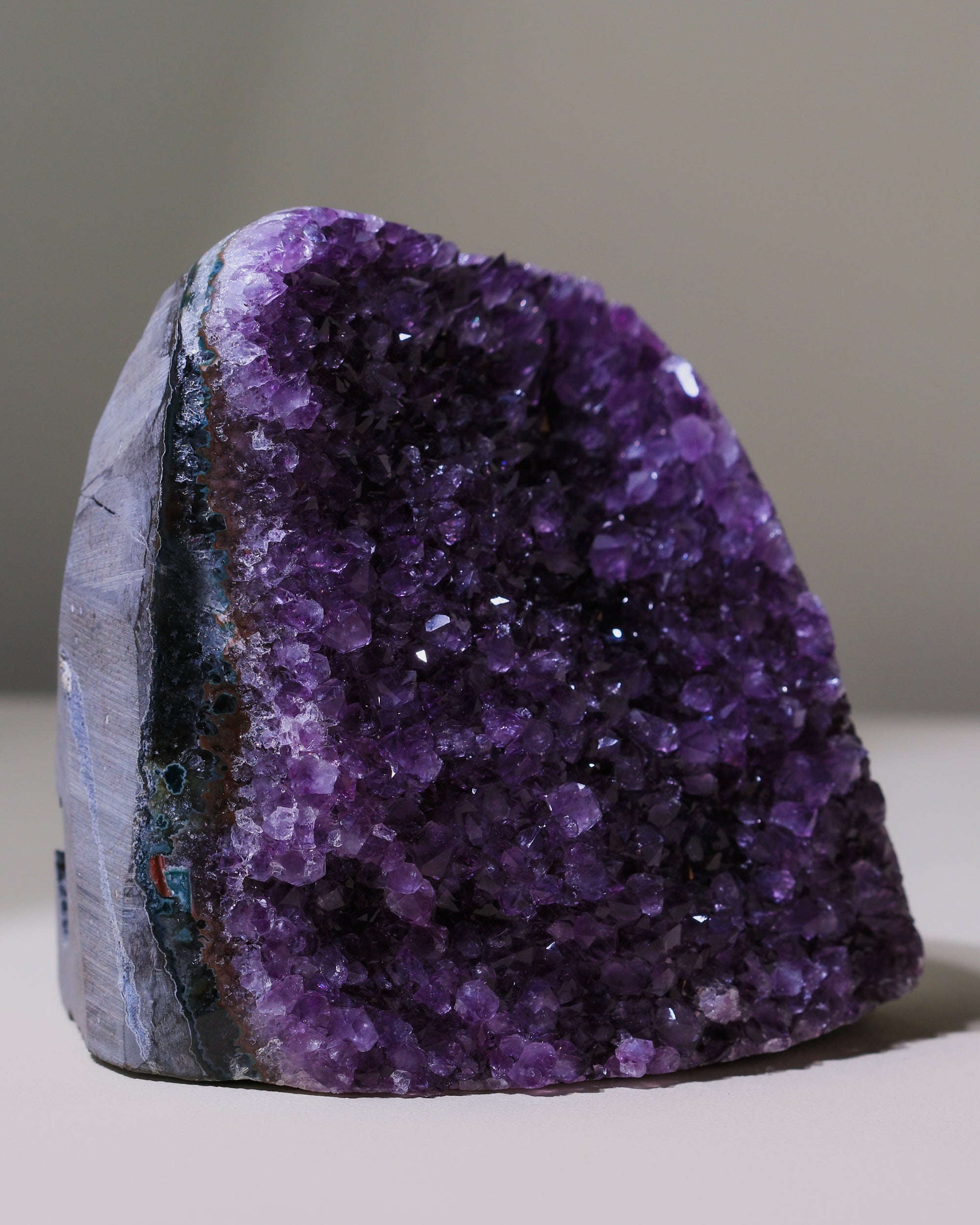 large amethyst crystal, unique piece