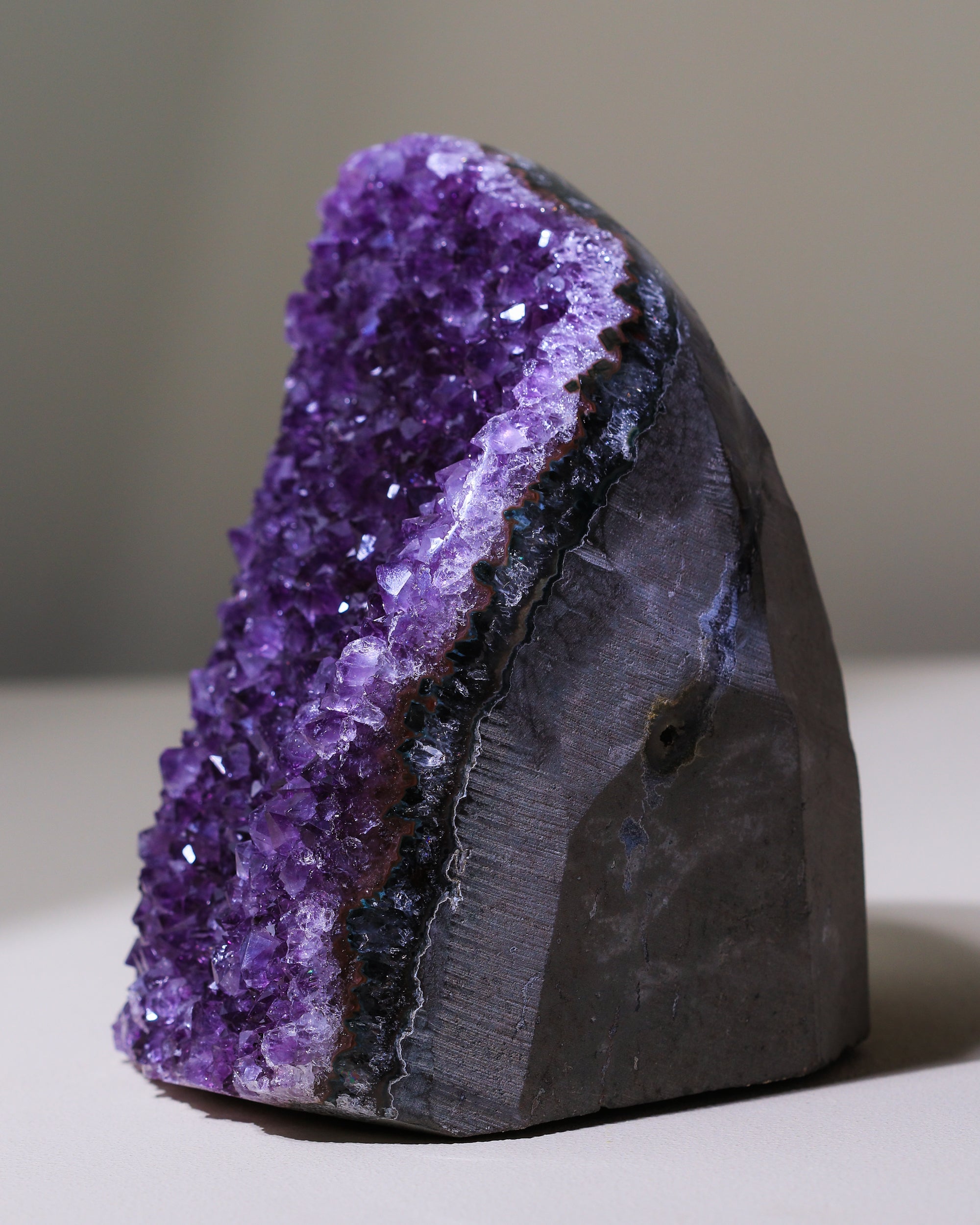 large amethyst crystal, unique piece