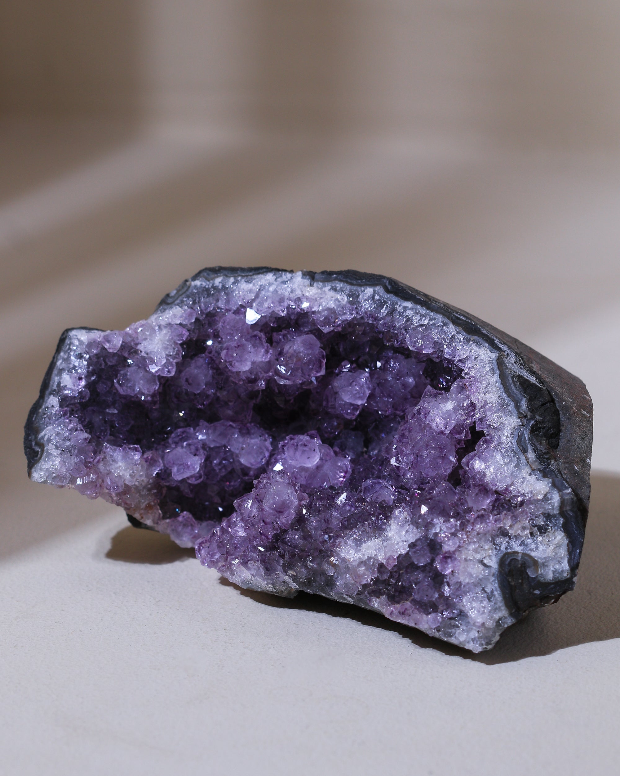 Stalaktit-Amethyst Kristall, Einzelstück