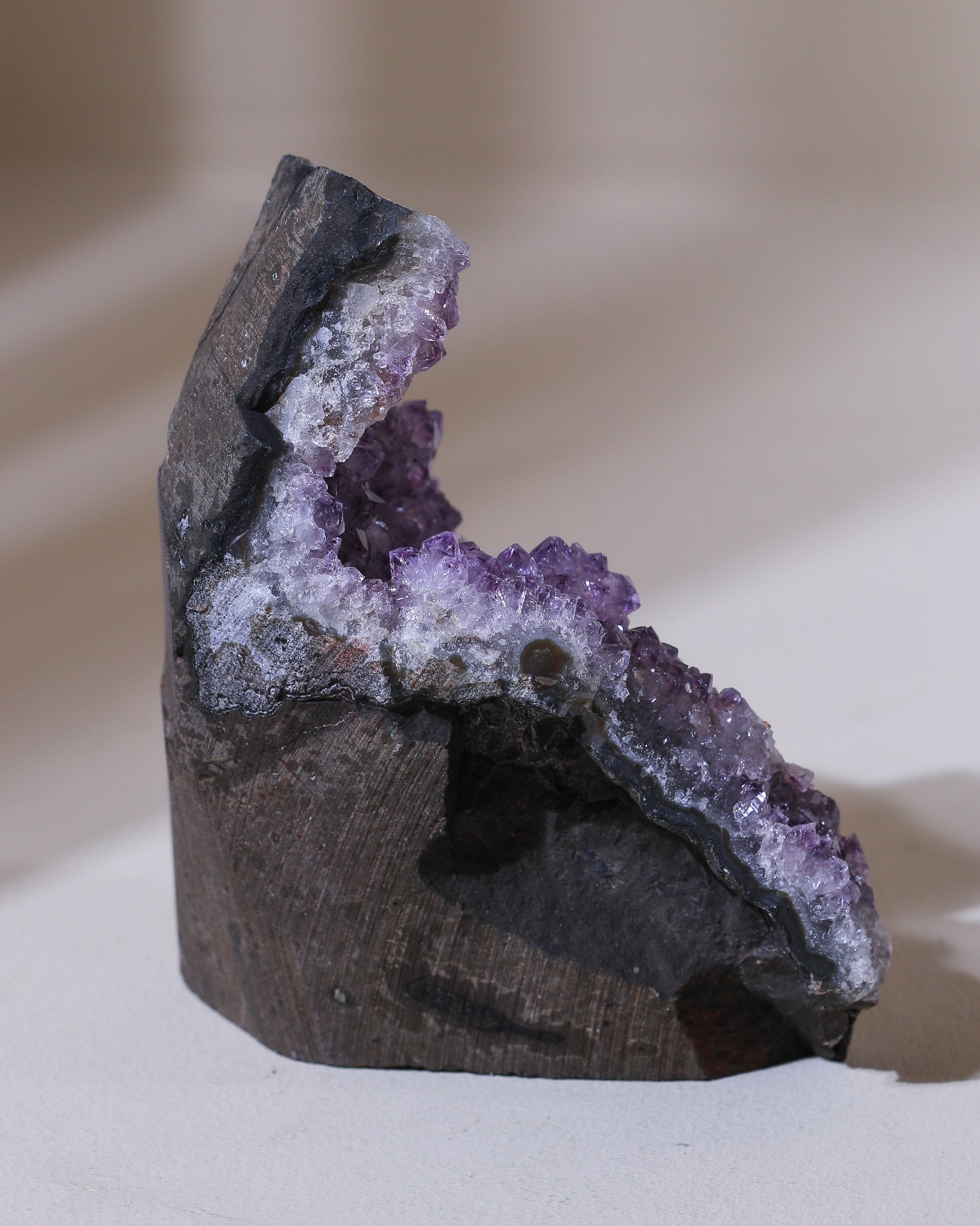 Stalaktit-Amethyst Kristall, Einzelstück