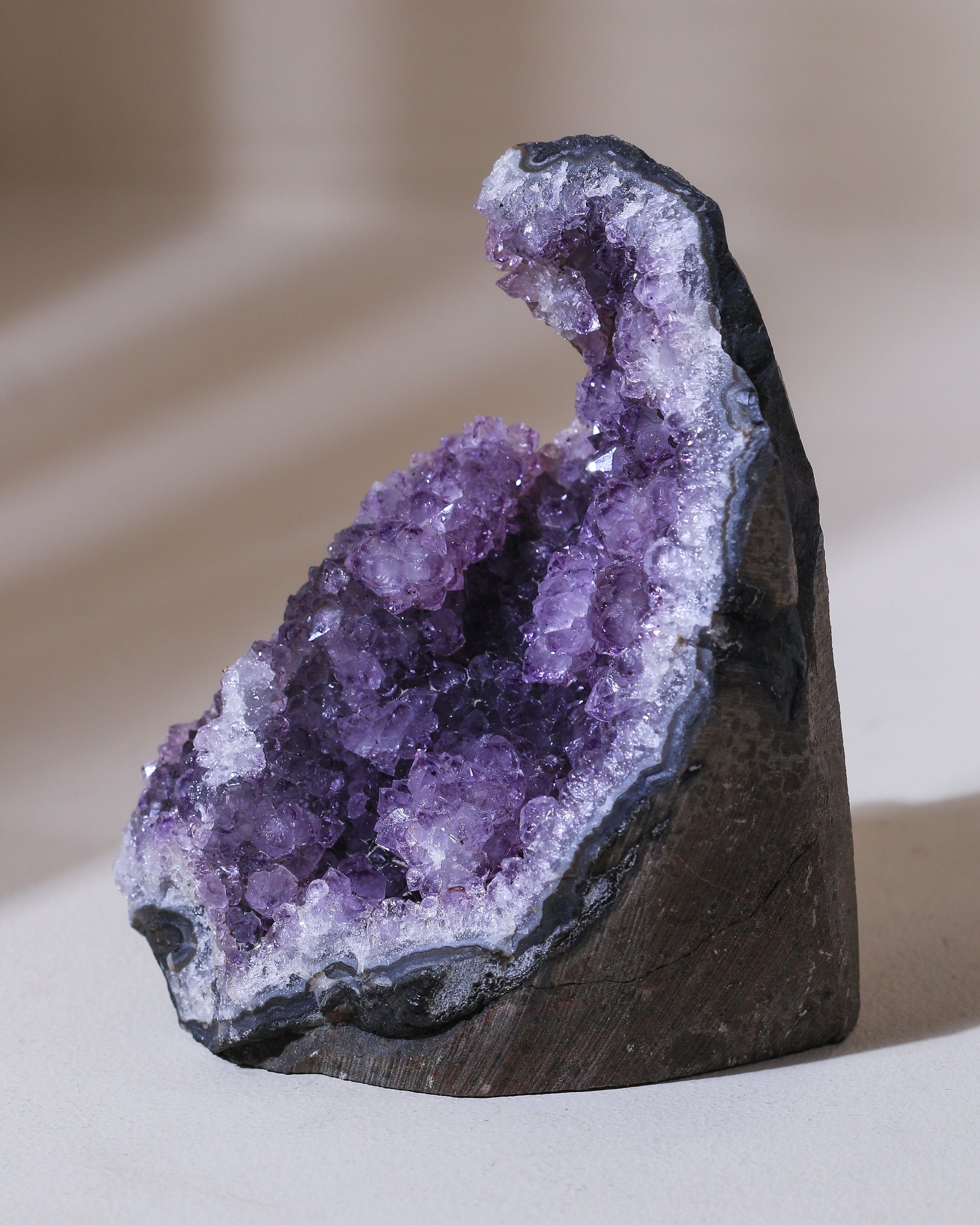 Stalaktit-Amethyst Kristall, Einzelstück