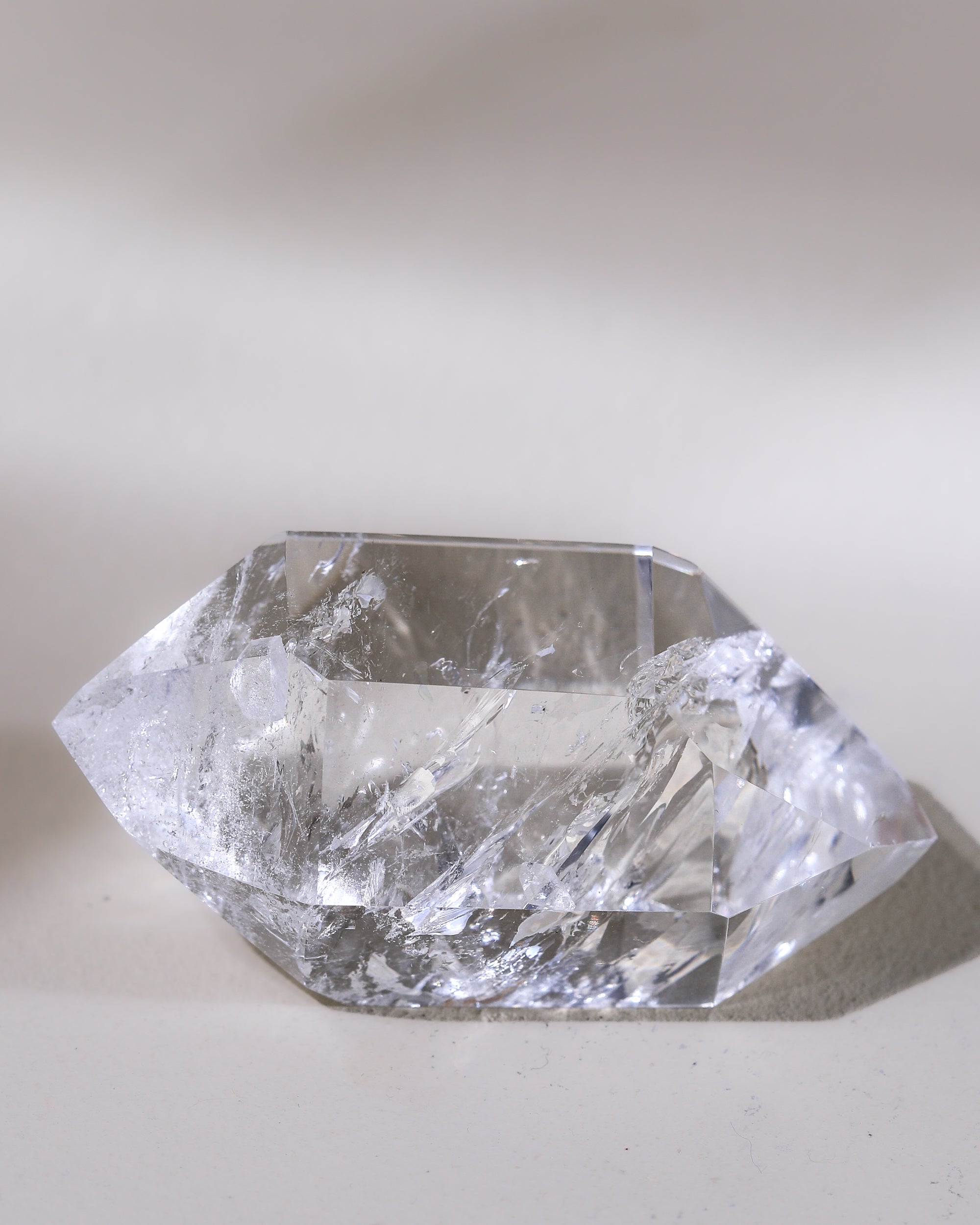 Bergkristall Doppelspitze, Einzelstück