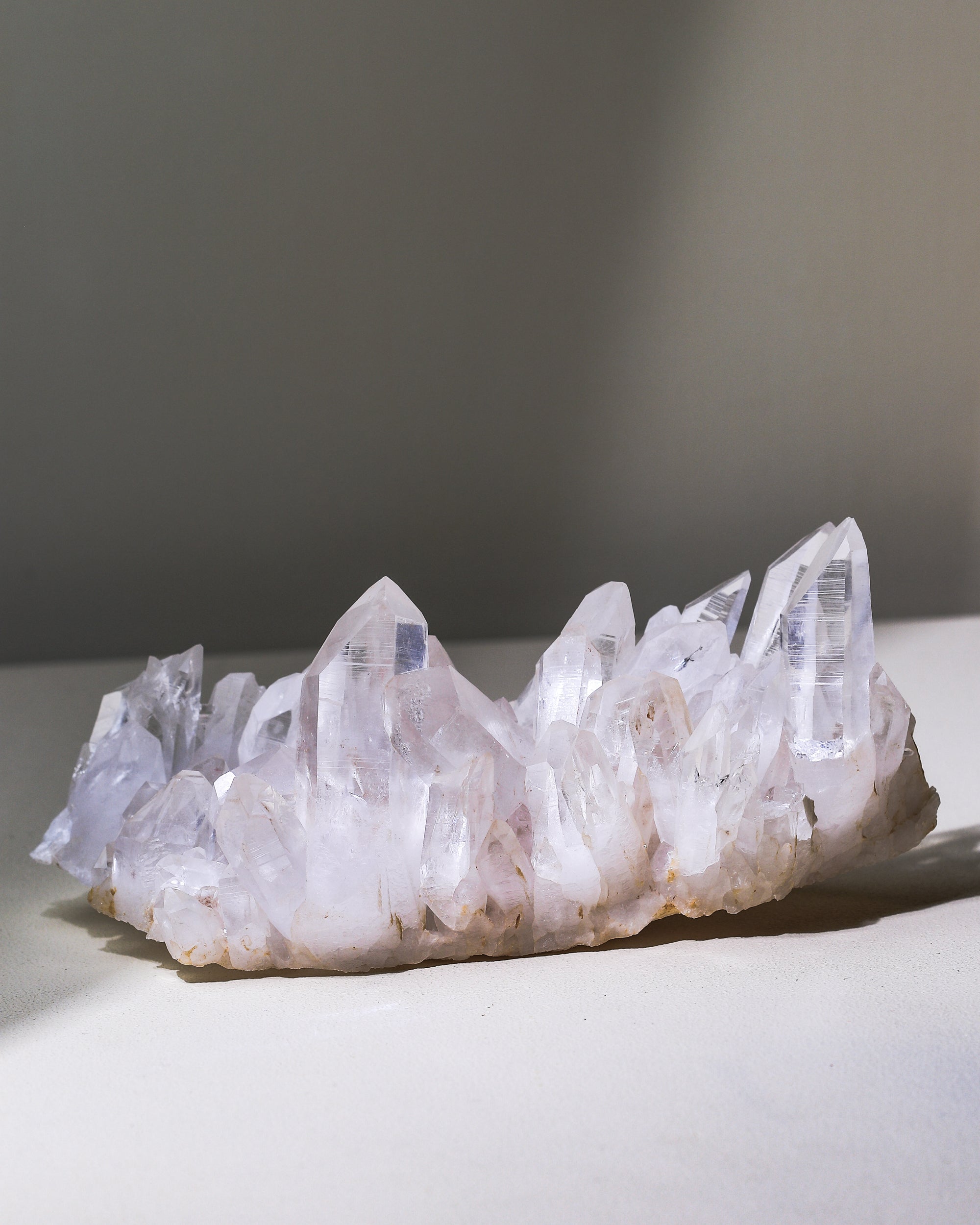 große Bergkristall Naturform, Einzelstück