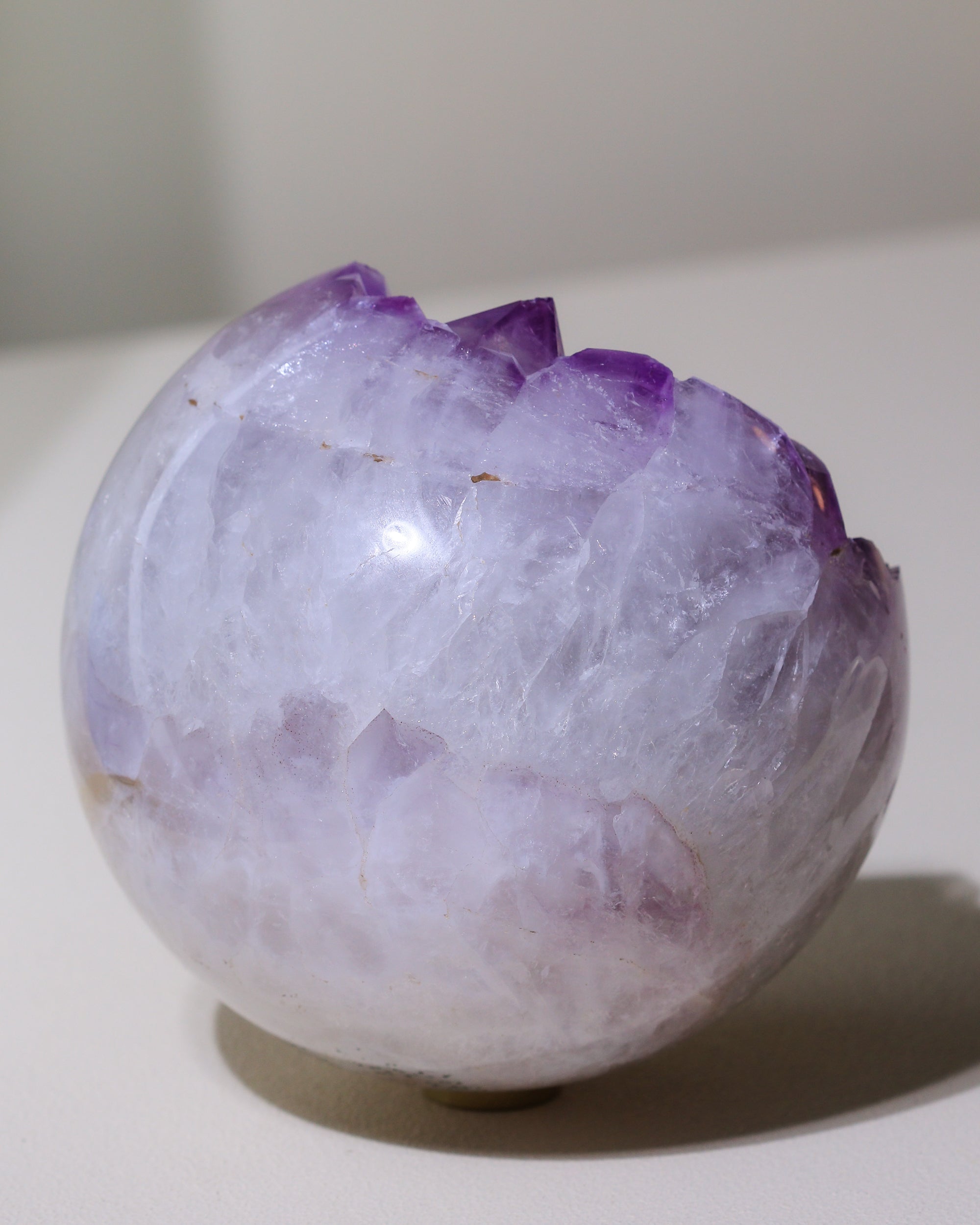 Large Amethyst sphere, unique piece