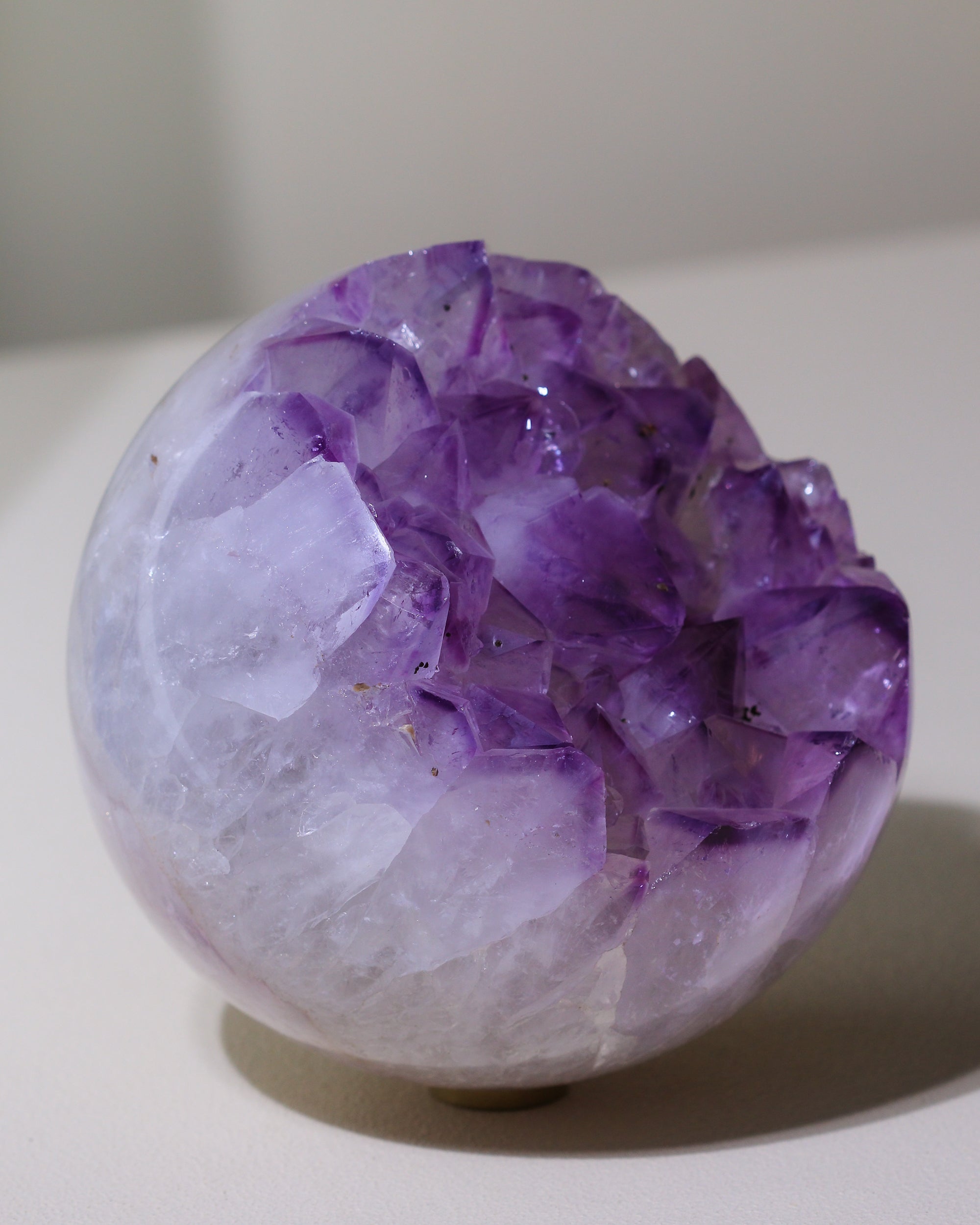 Large Amethyst sphere, unique piece