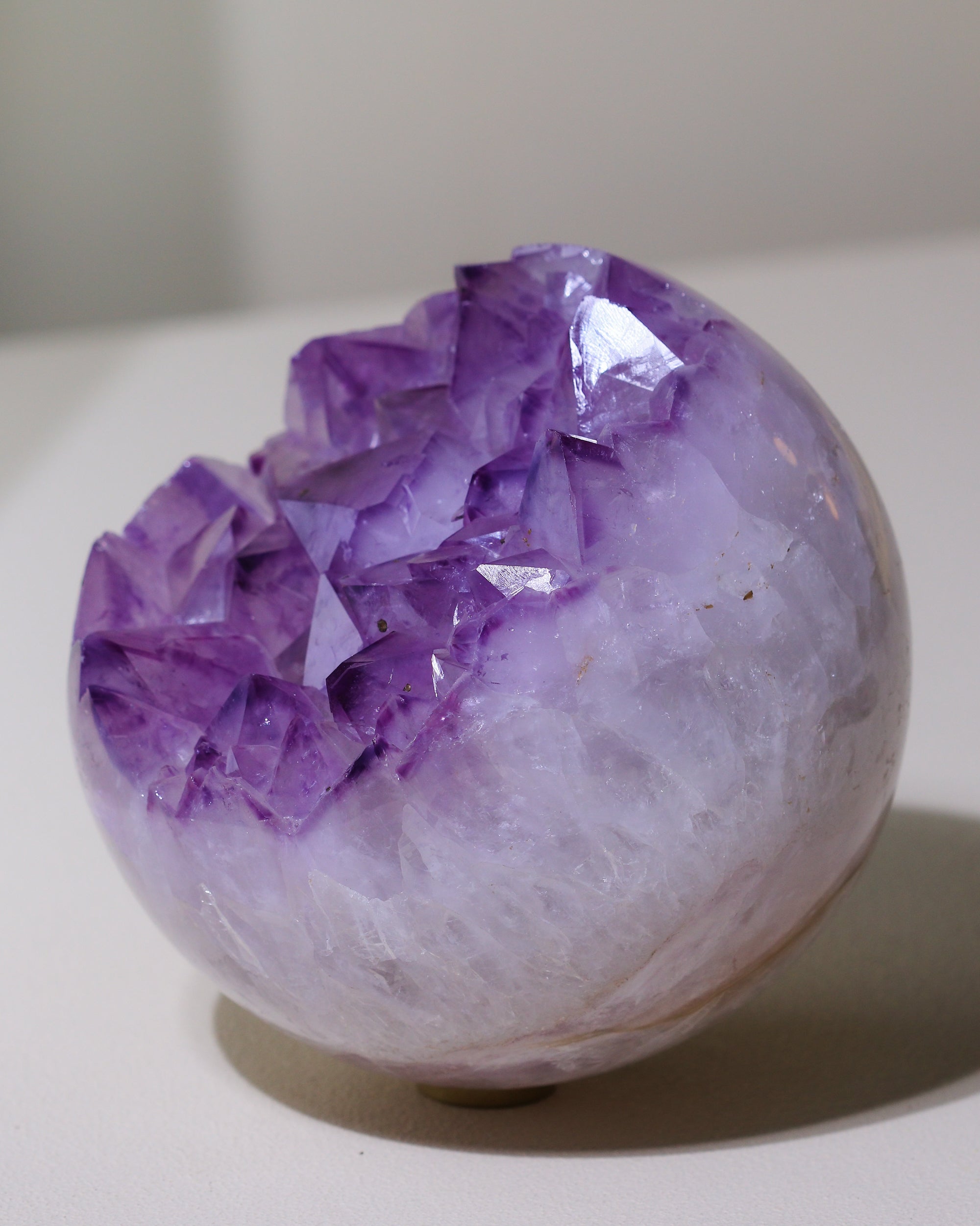 Large Amethyst sphere, unique piece