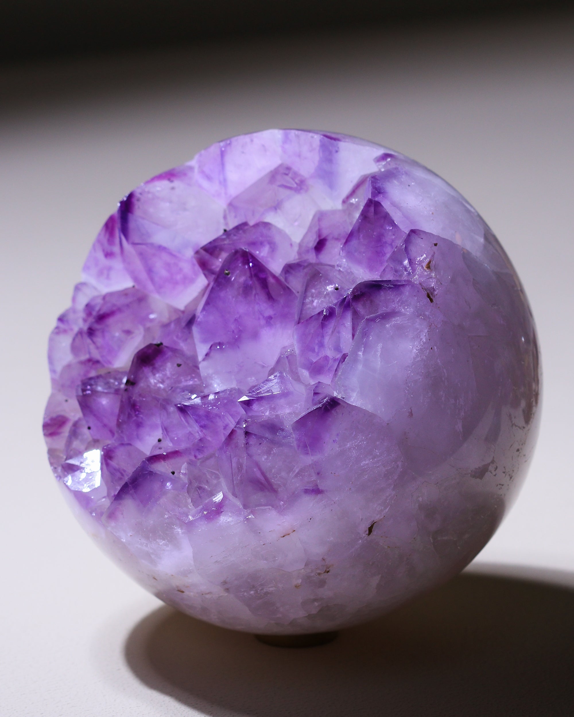 Large Amethyst sphere, unique piece