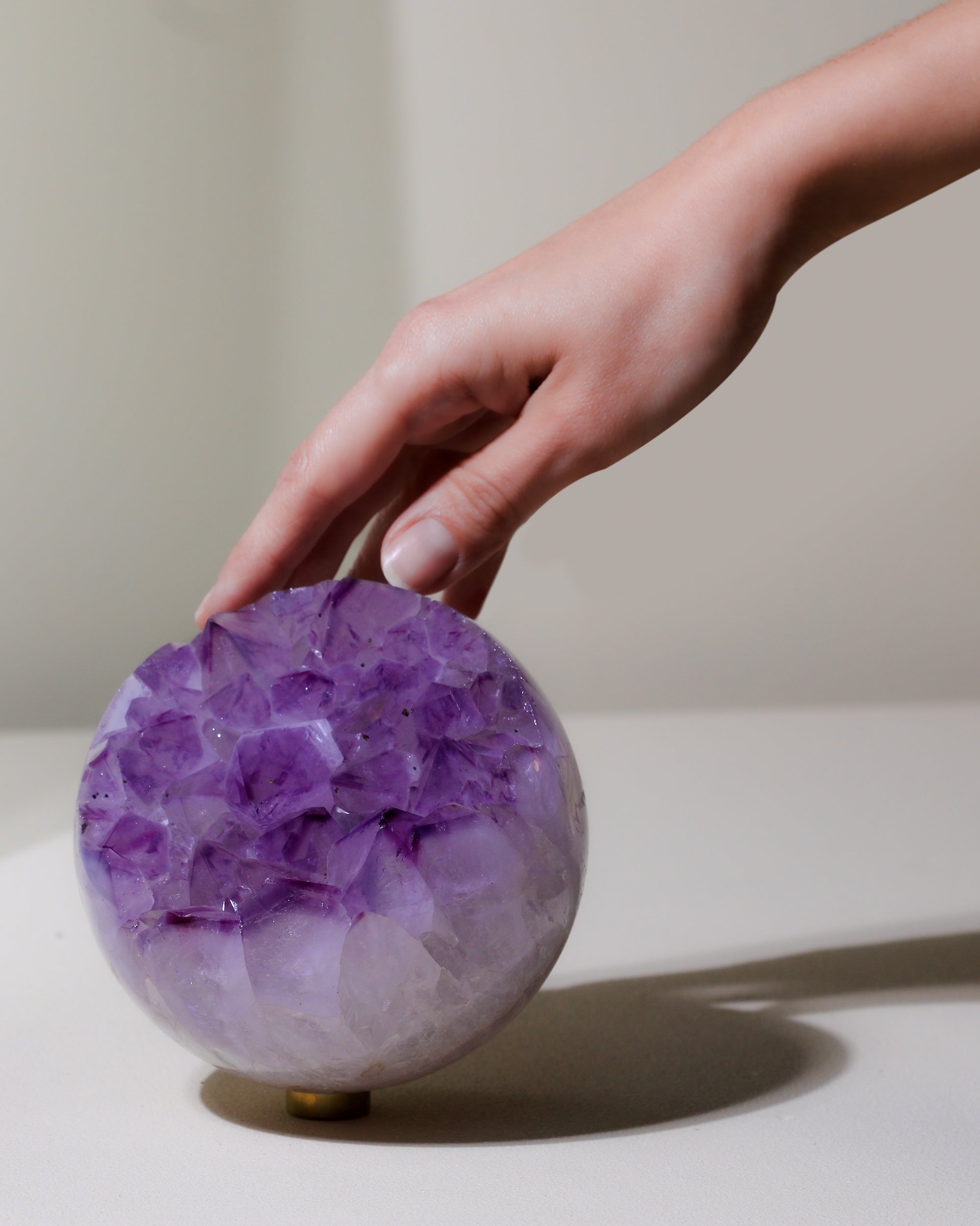 Large Amethyst sphere, unique piece