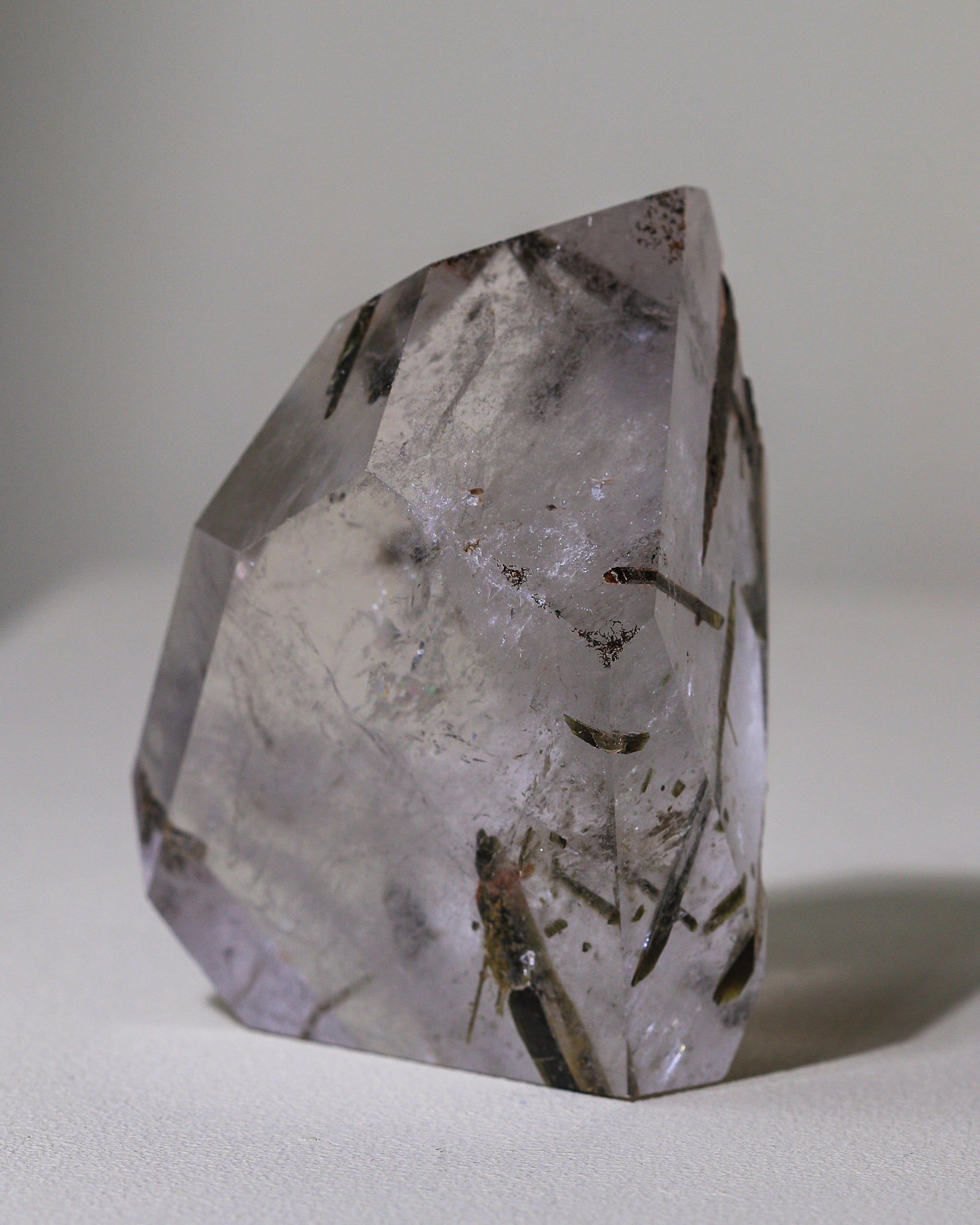 Epidote in quartz, collector's item