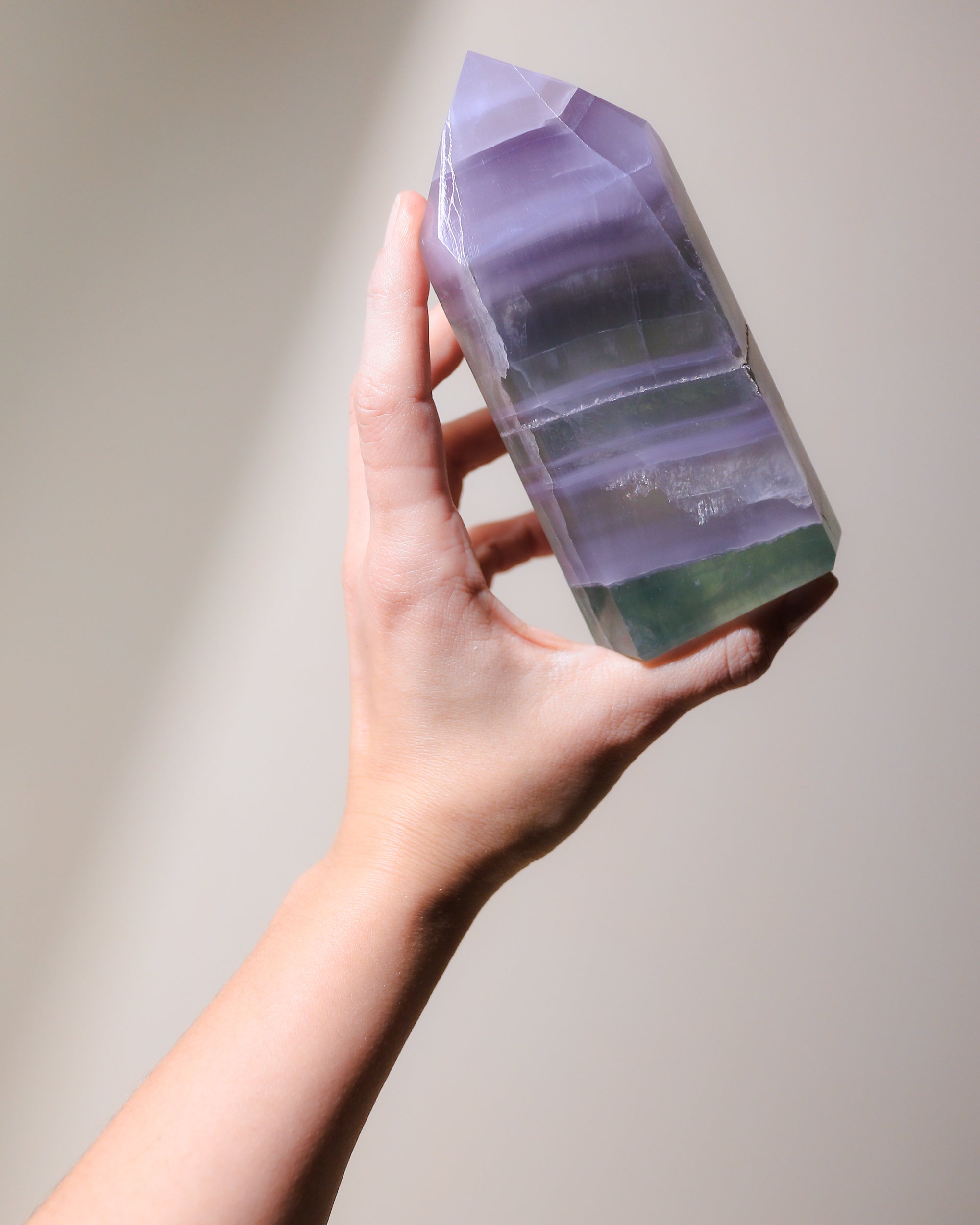 großer Lavendel Fluorit, Einzelstück