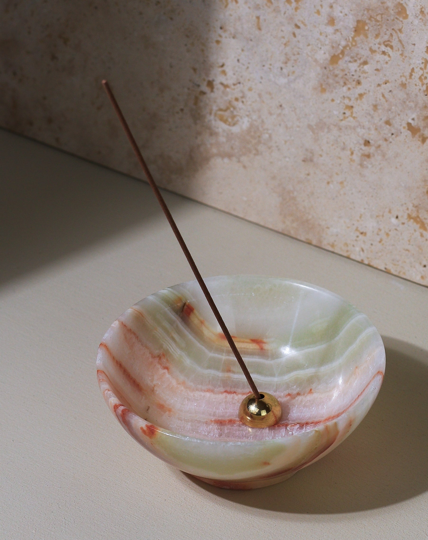 Calcite Incense Bowl