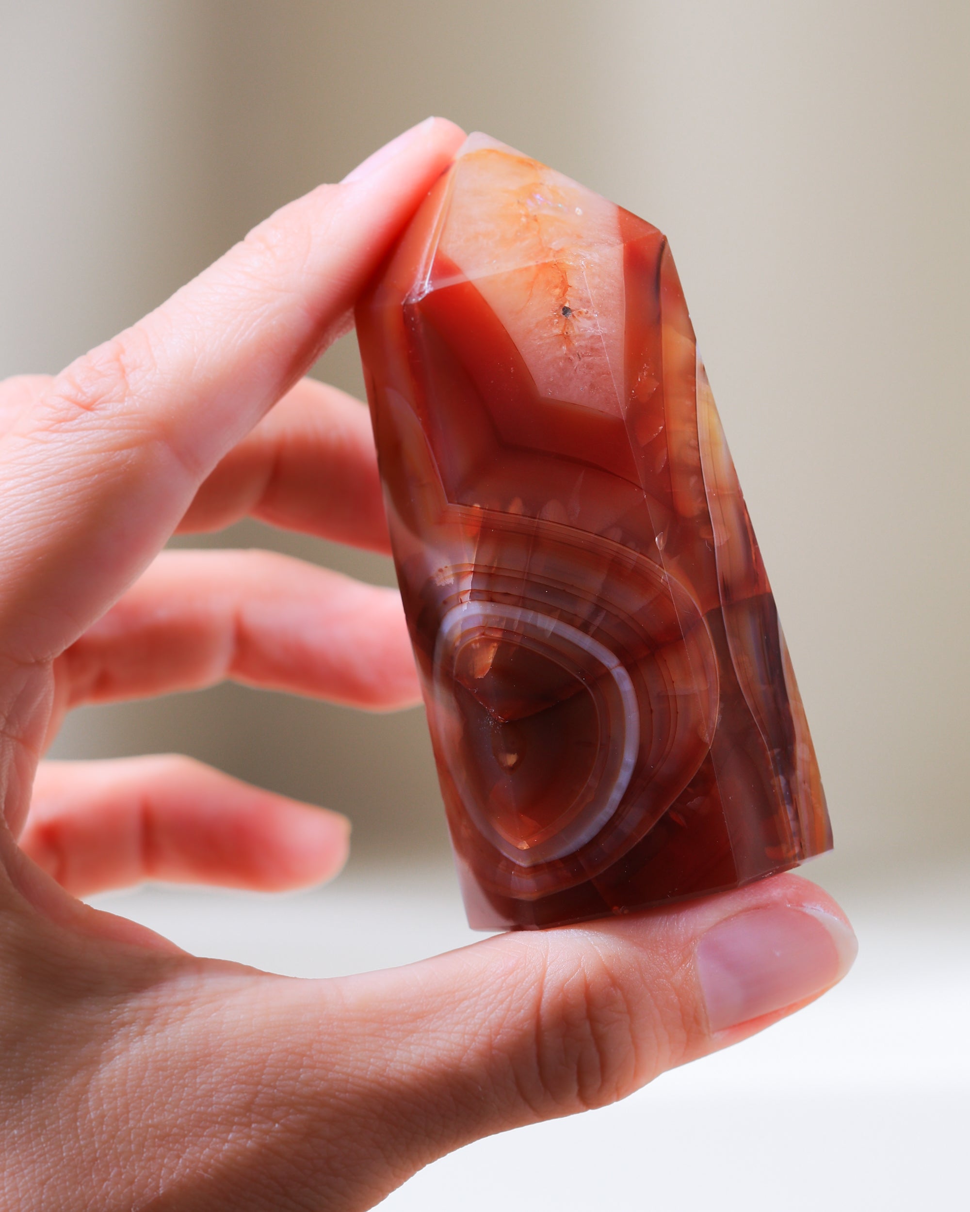 Karneol Spitze, Einzelstück