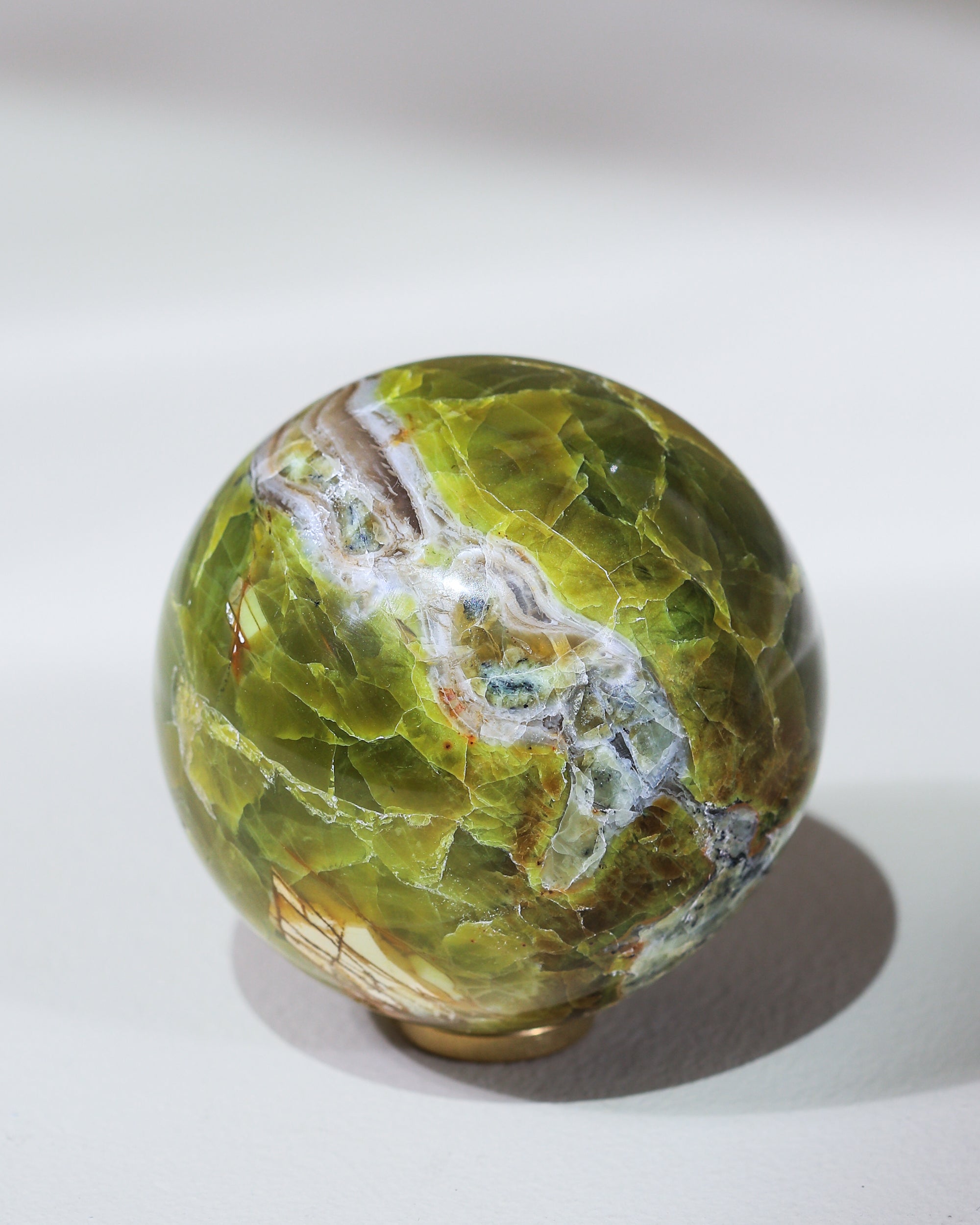 Grüner Opal Kugel, Einzelstück
