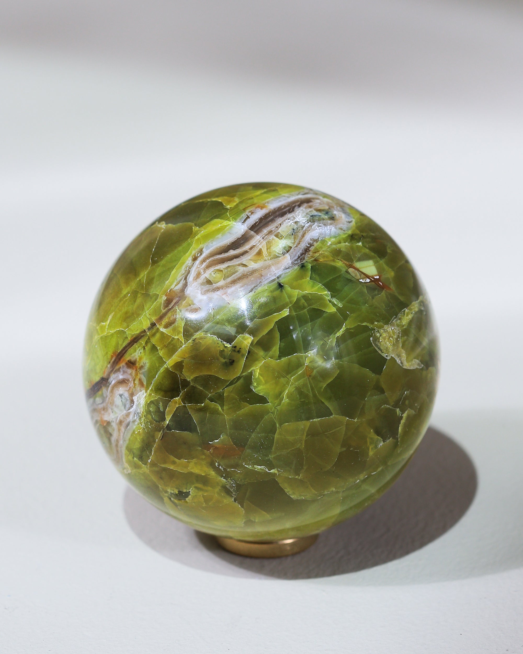 Grüner Opal Kugel, Einzelstück