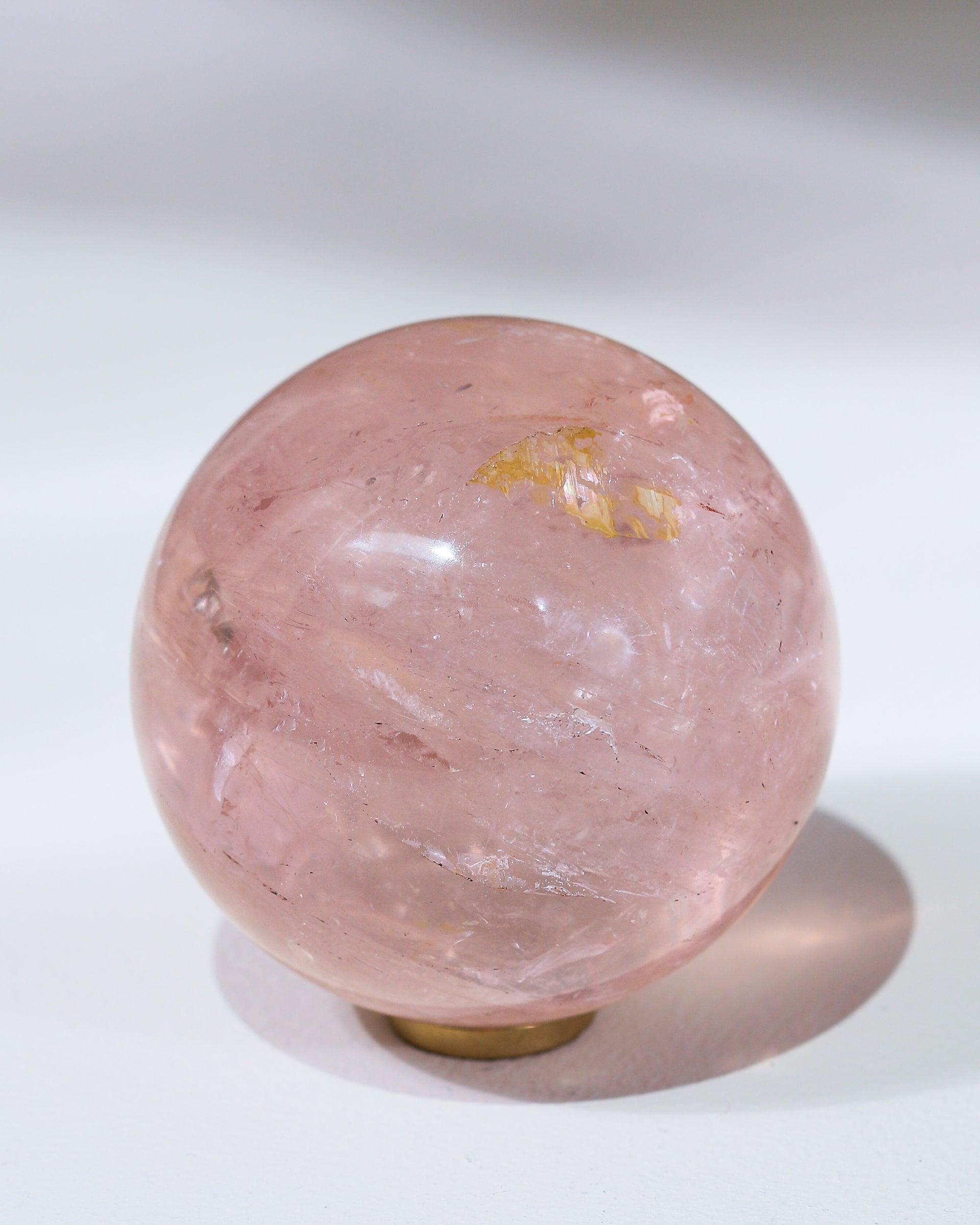 Rosenquarz Kugel, Einzelstück