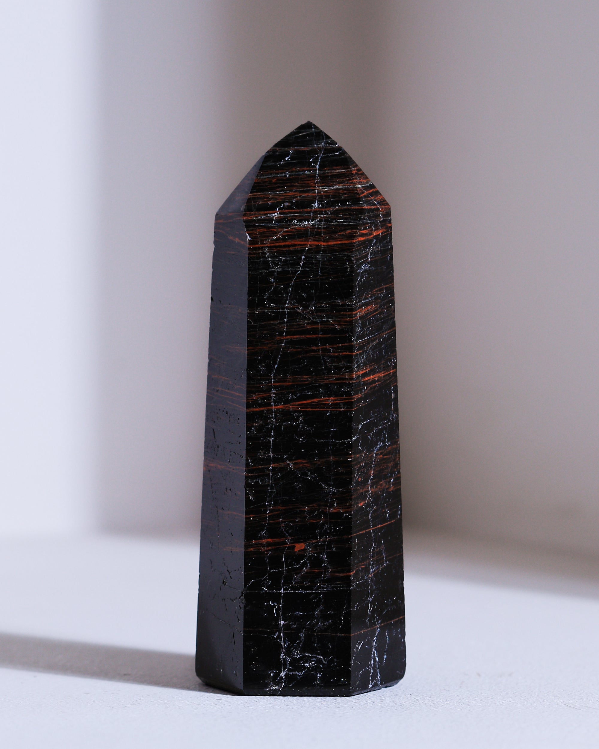 Schwarzer Turmalin Spitze, Einzelstück
