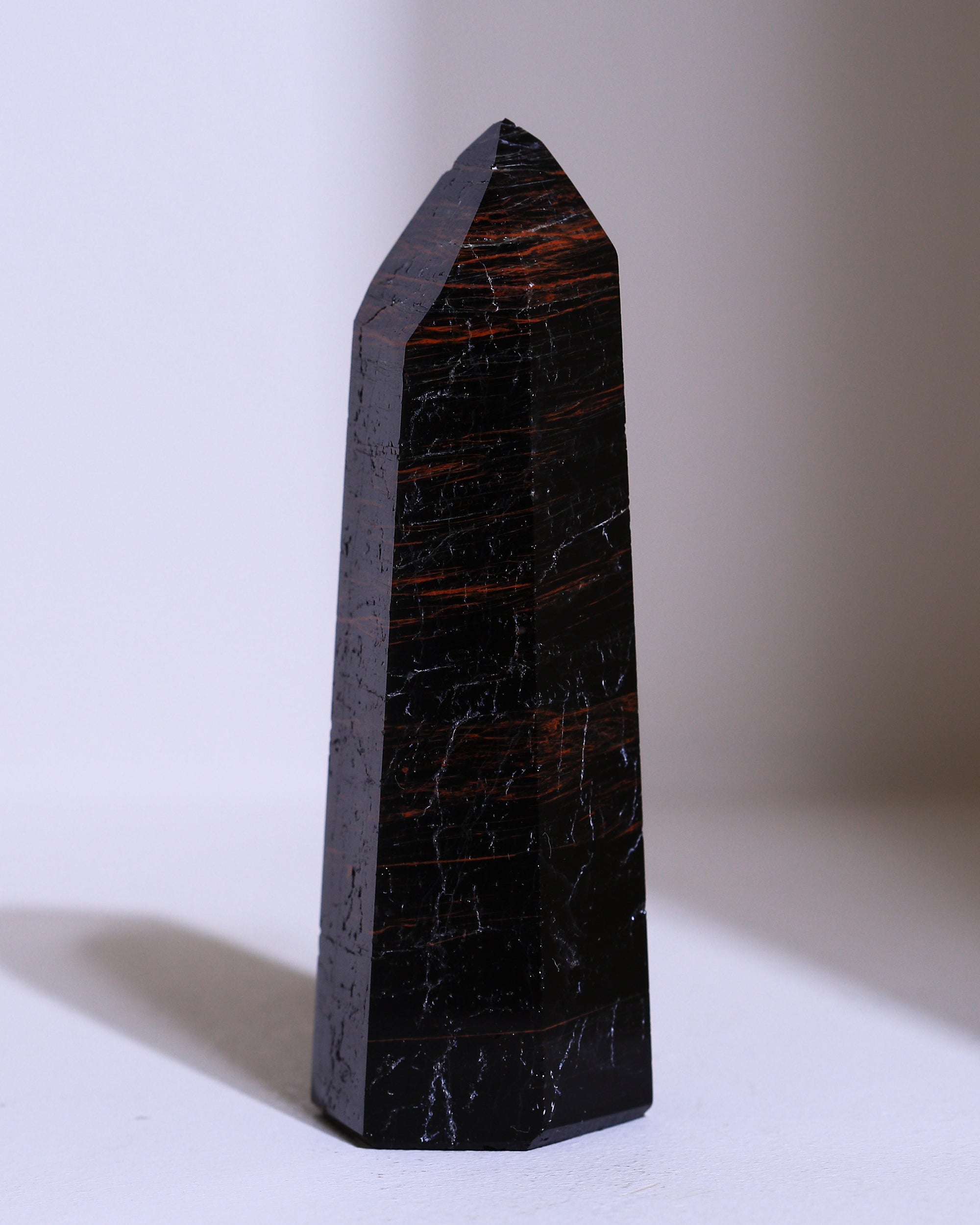 Schwarzer Turmalin Spitze, Einzelstück