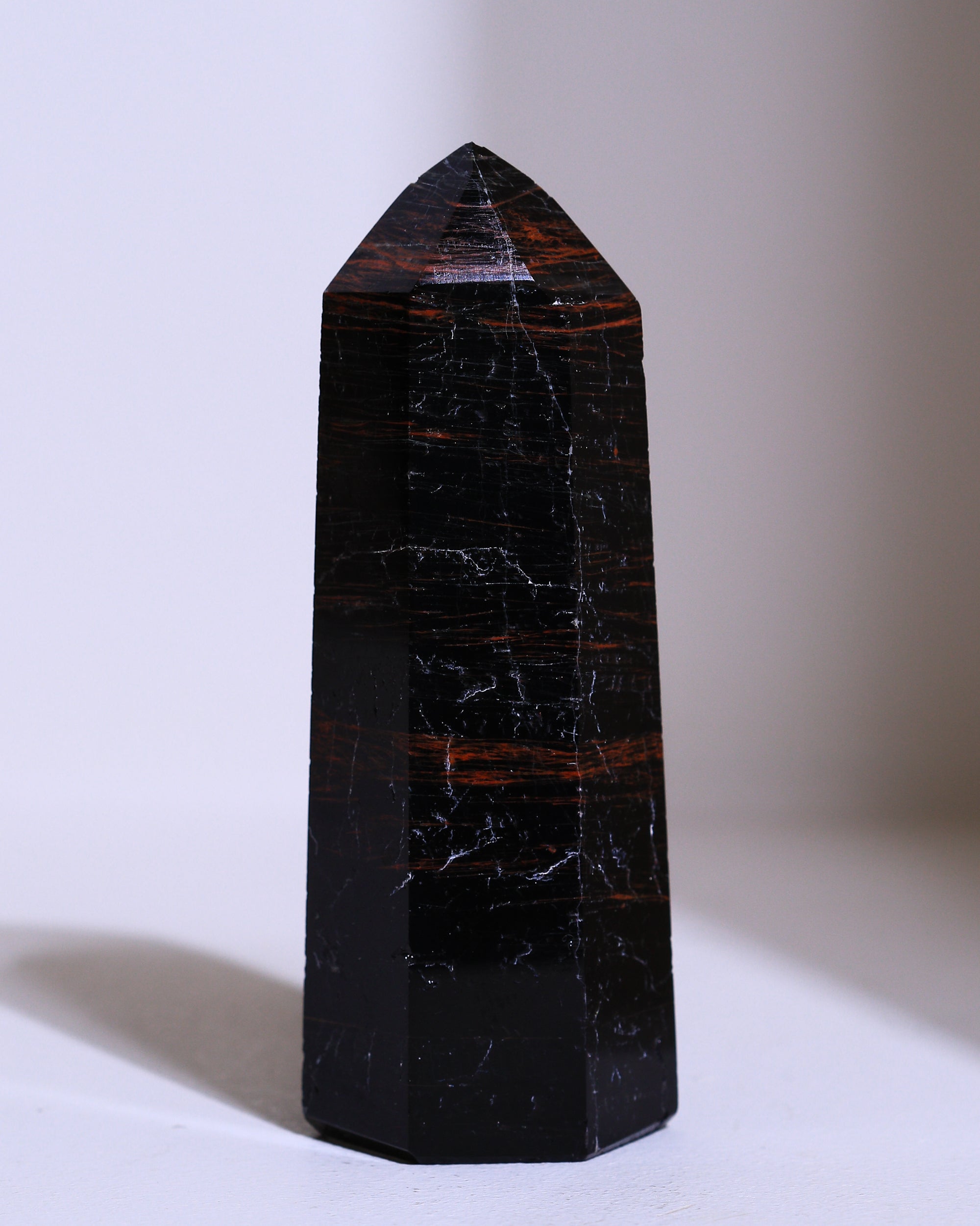 Schwarzer Turmalin Spitze, Einzelstück