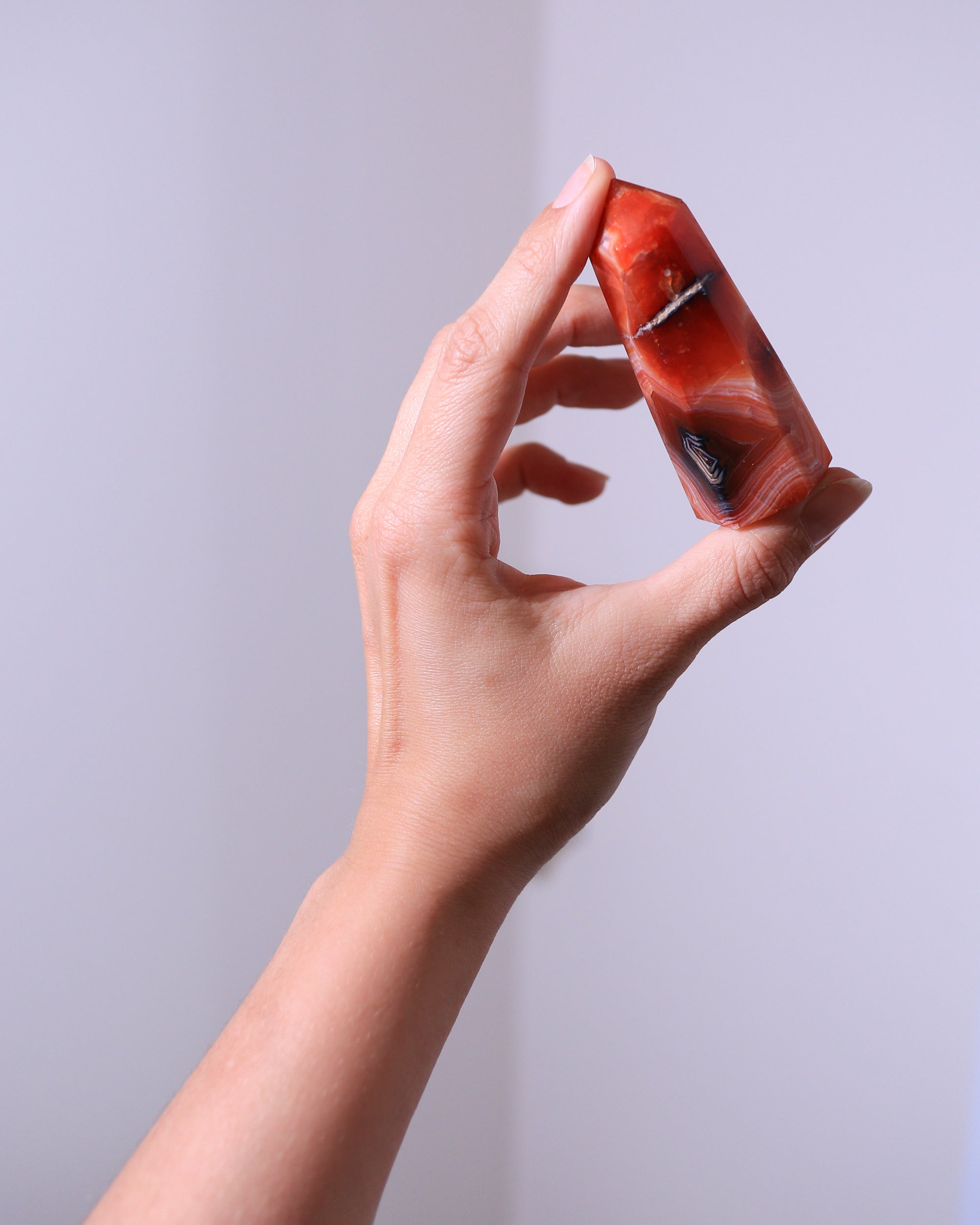 Karneol Spitze, Einzelstück
