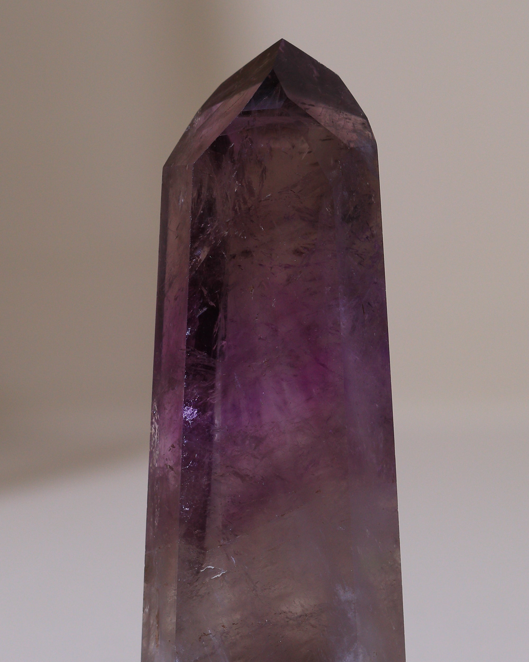 Smoky Amethyst Spitze, Einzelstück