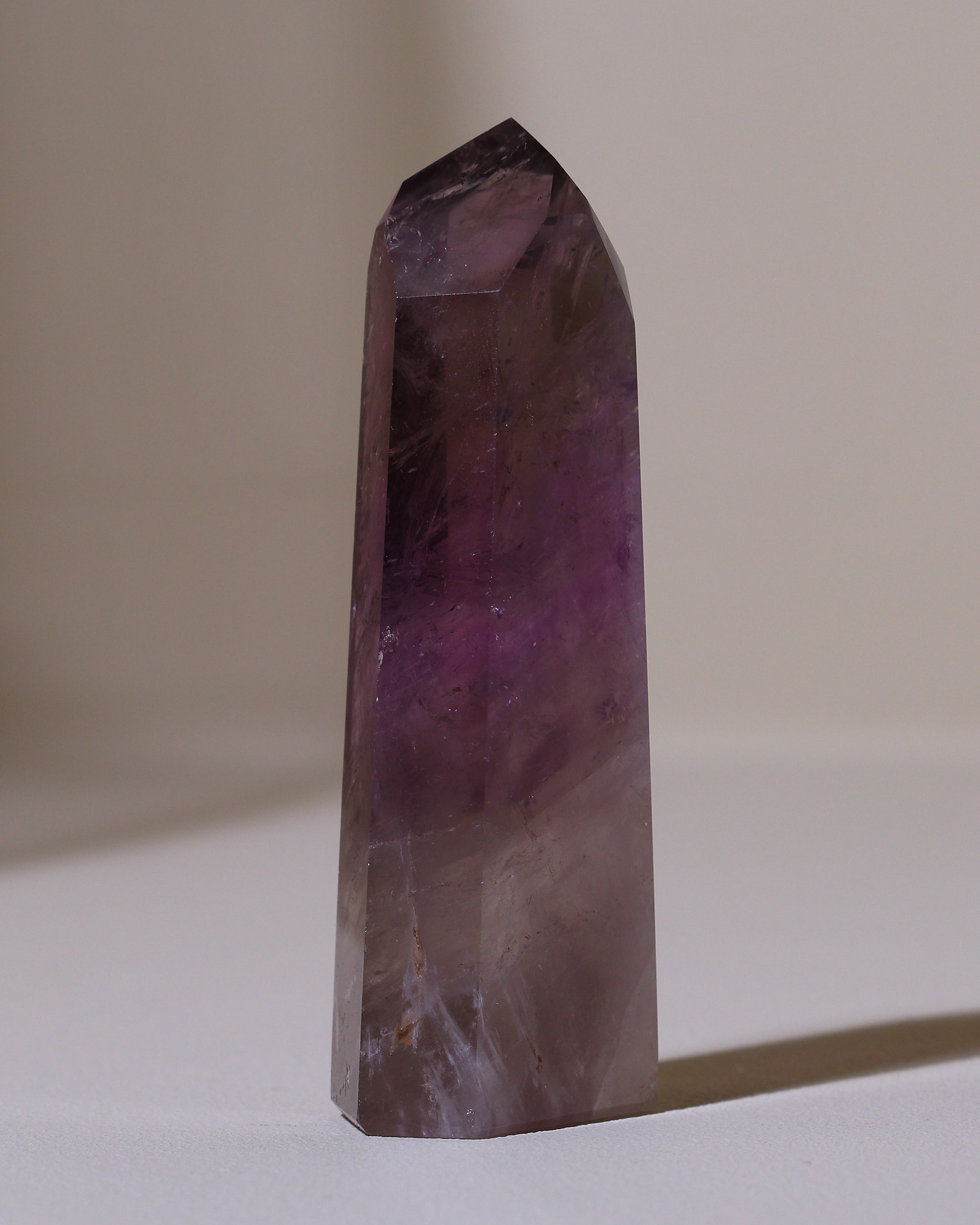 Smoky Amethyst Spitze, Einzelstück