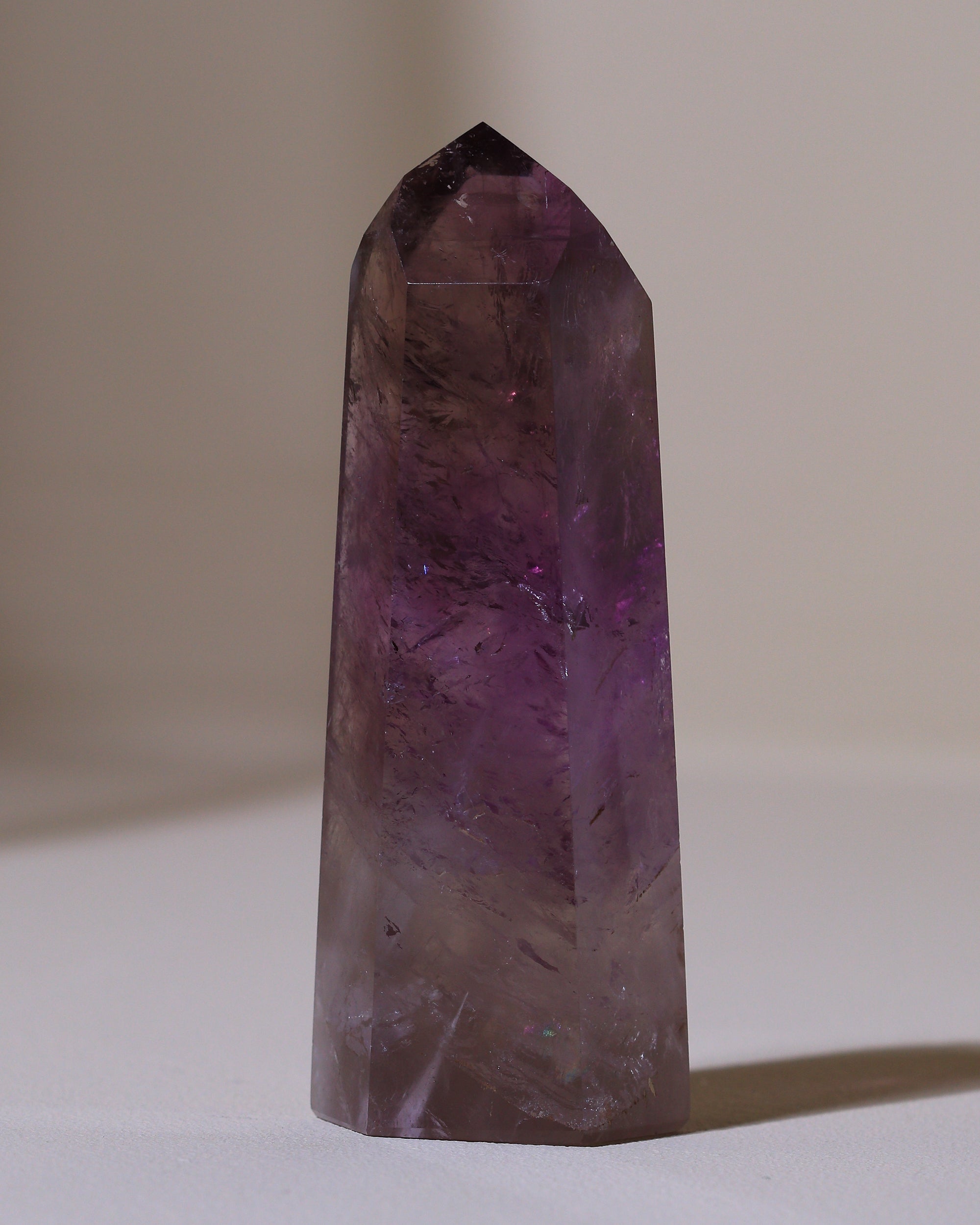 Smoky Amethyst Spitze, Einzelstück