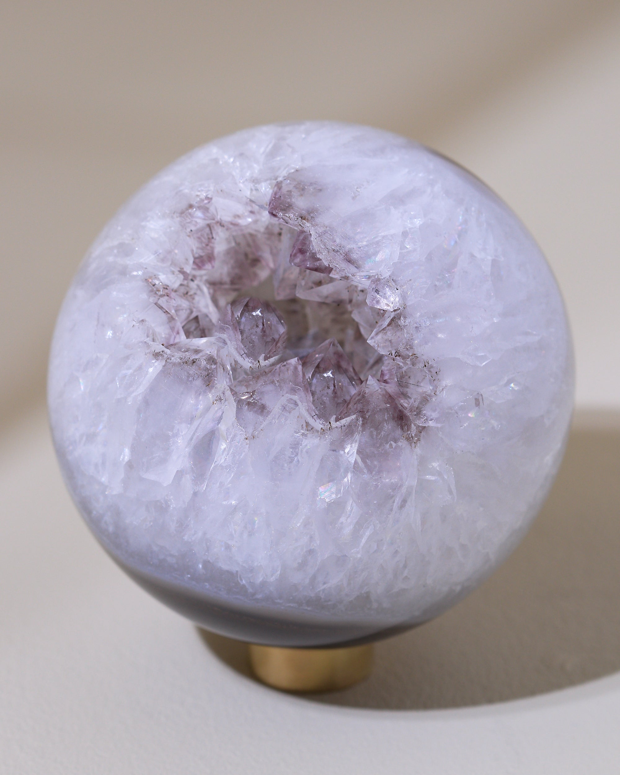 Amethyst / Achat Kugel, Einzelstück