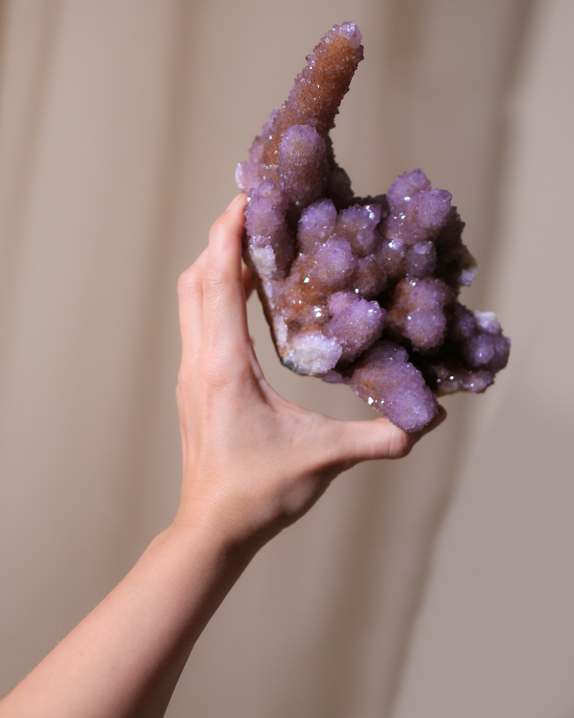 Amethyst Kristall (Spirit Quartz), Einzelstück