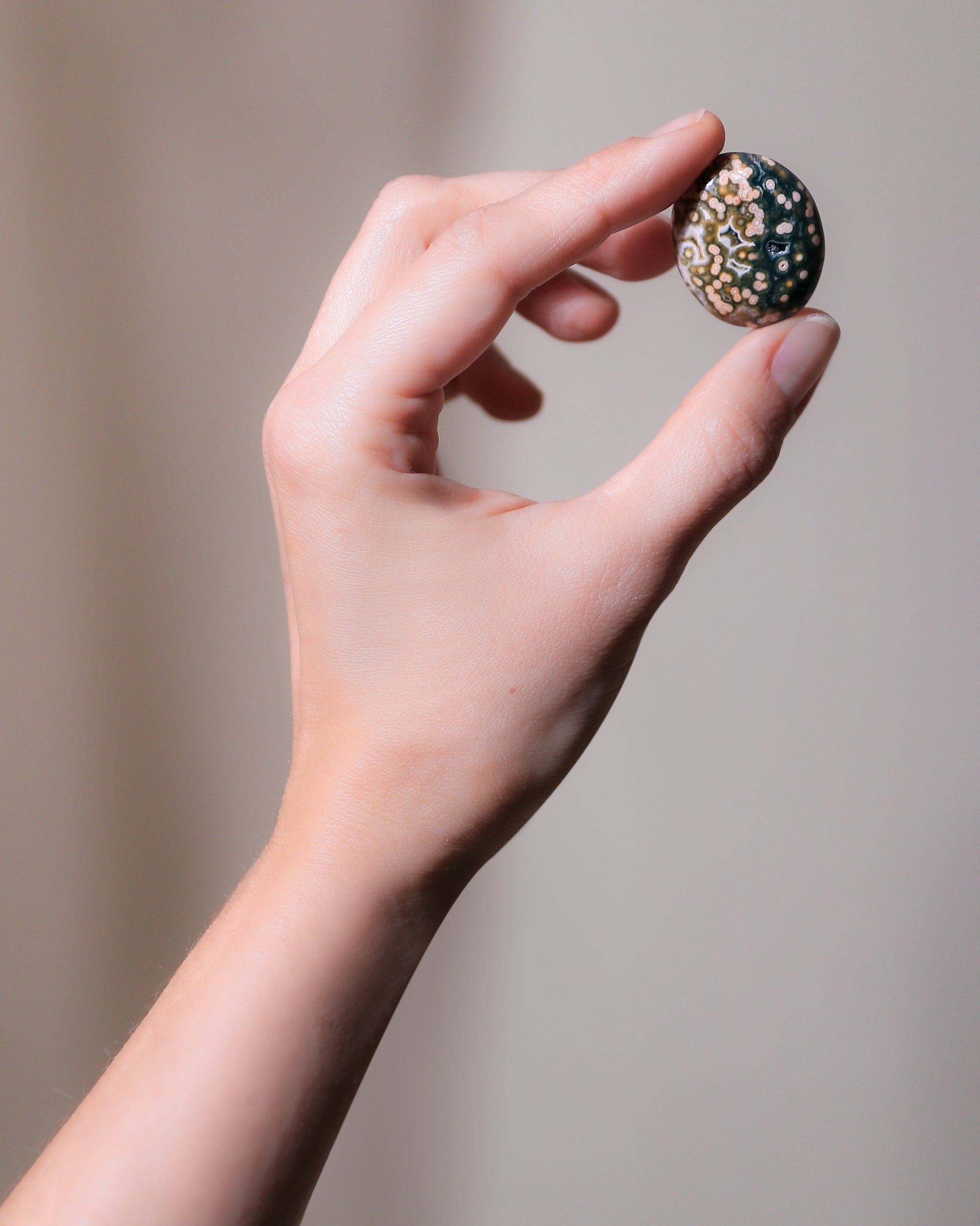 Ozean Jaspis Taschenstein