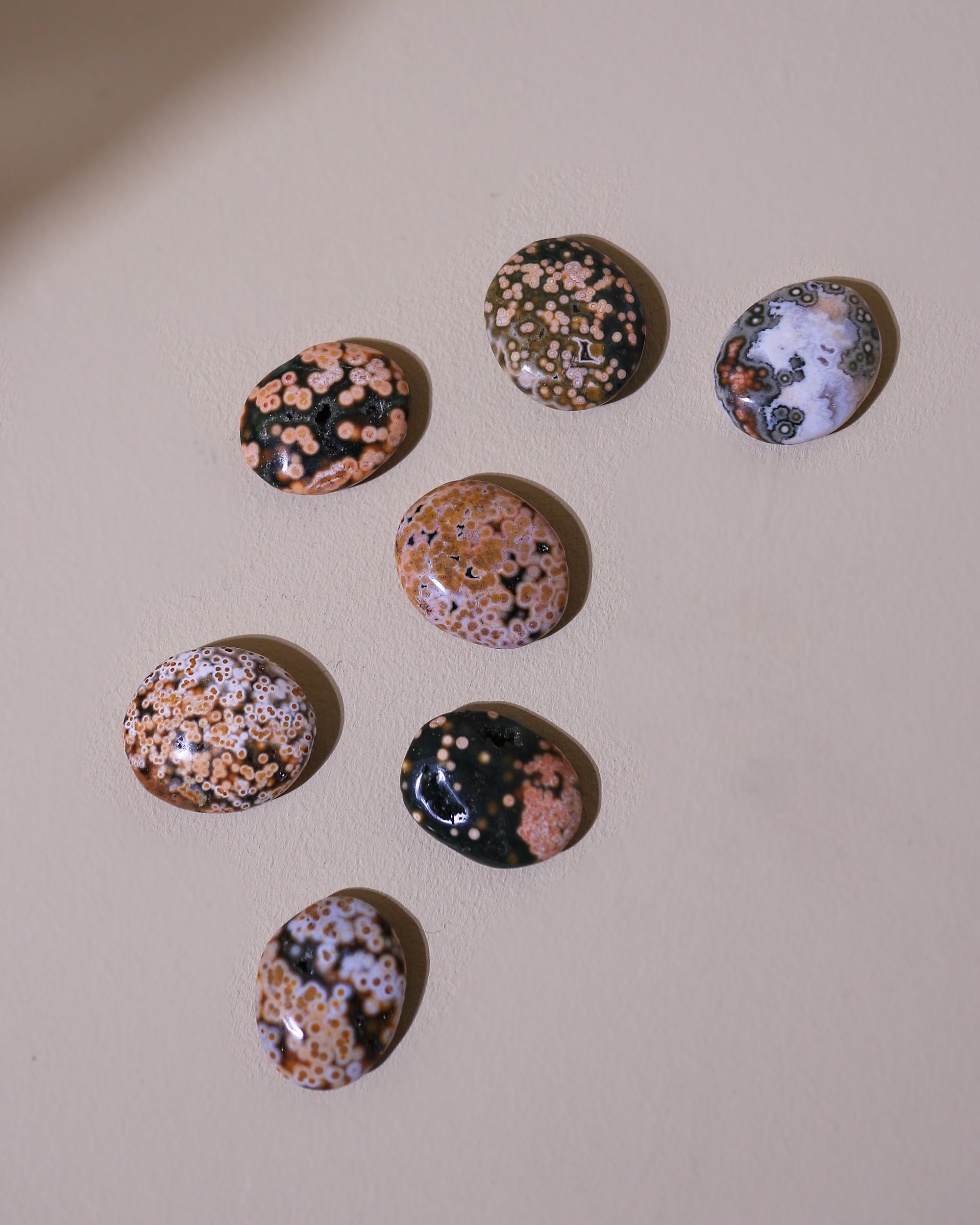 Ozean Jaspis Taschenstein