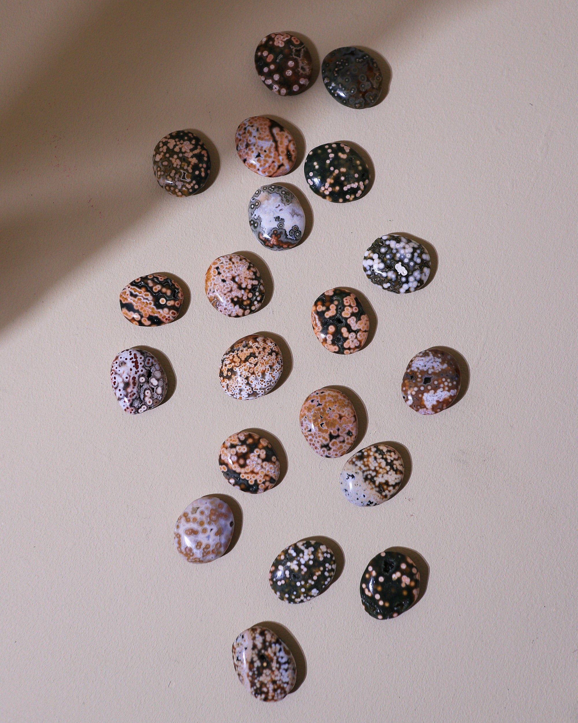 Ozean Jaspis Taschenstein