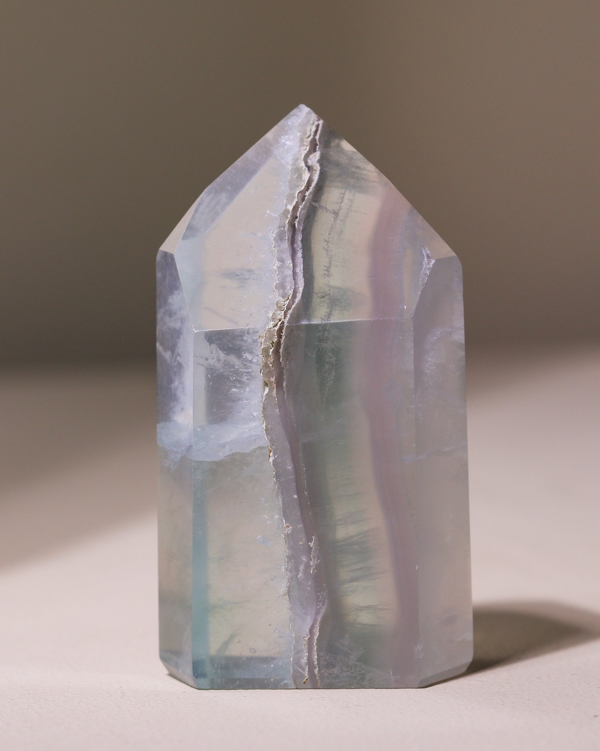 transparenter Lavendel Fluorit, Einzelstück
