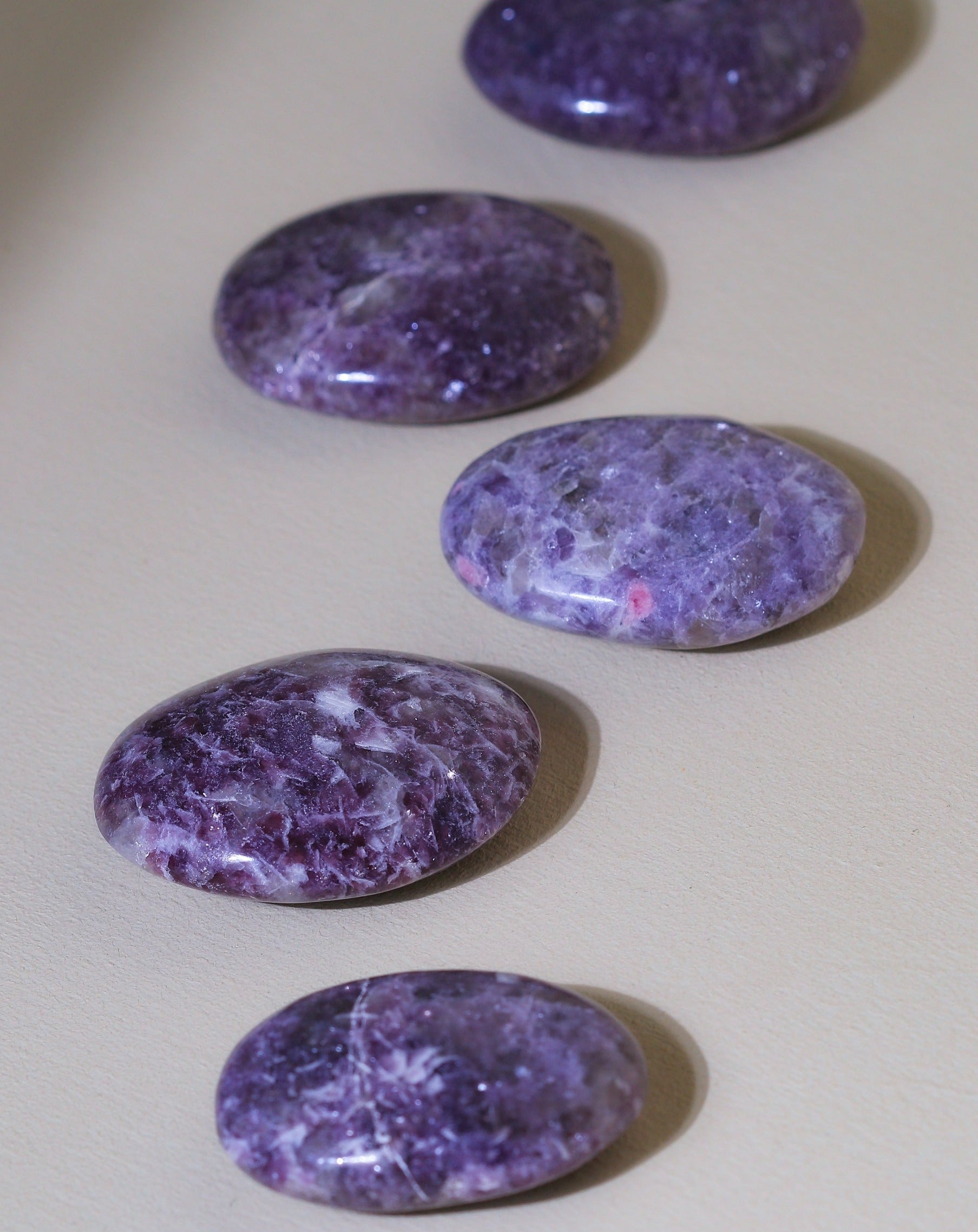 Lepidolite Palmstone