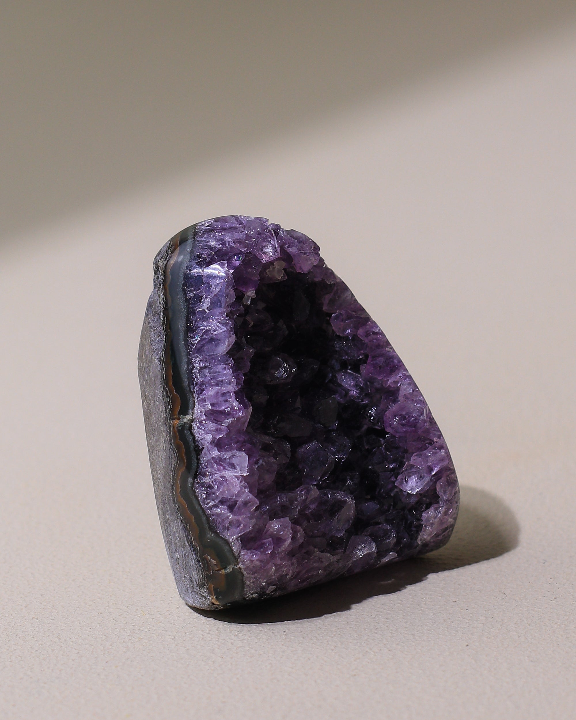 small amethyst geode