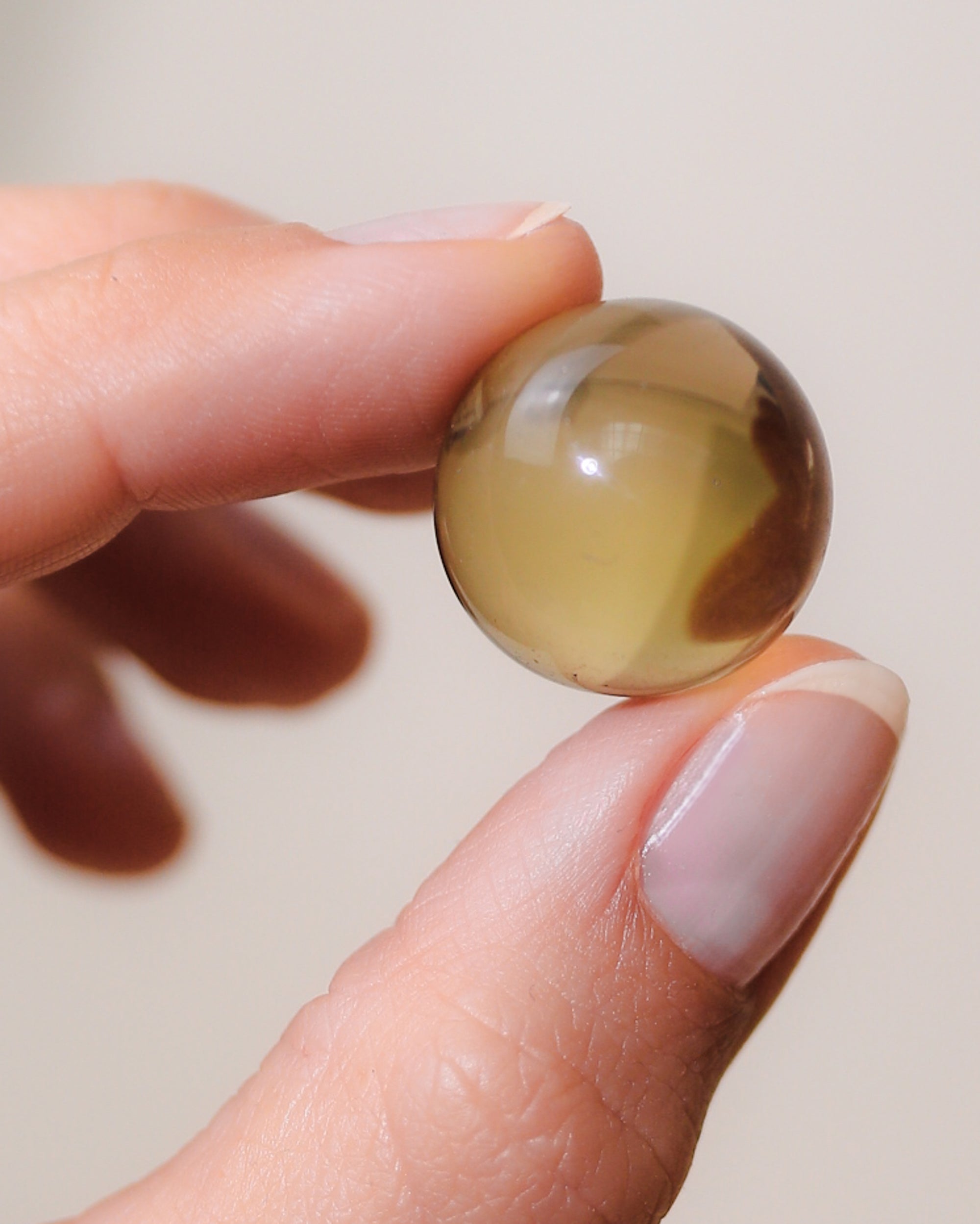 Mini Citrine sphere (natural Citrine)