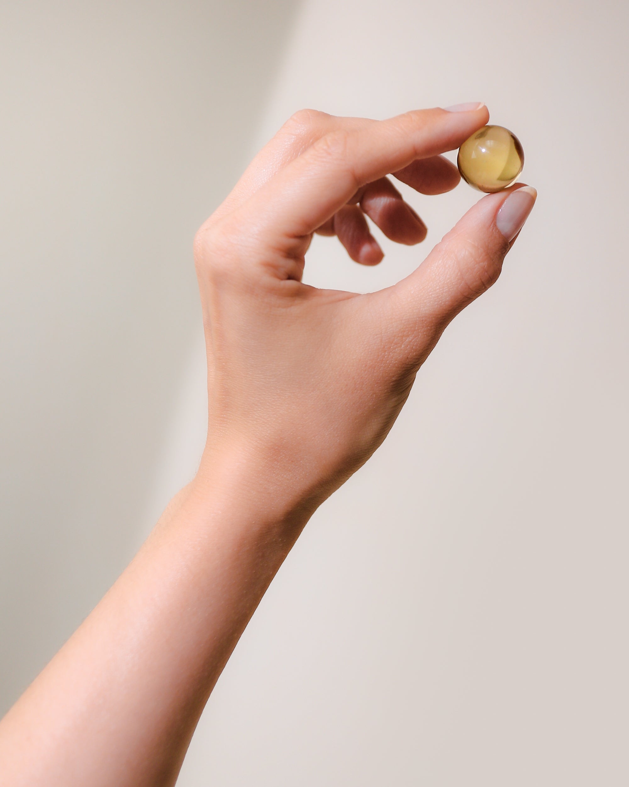 Mini Citrine sphere (natural Citrine)