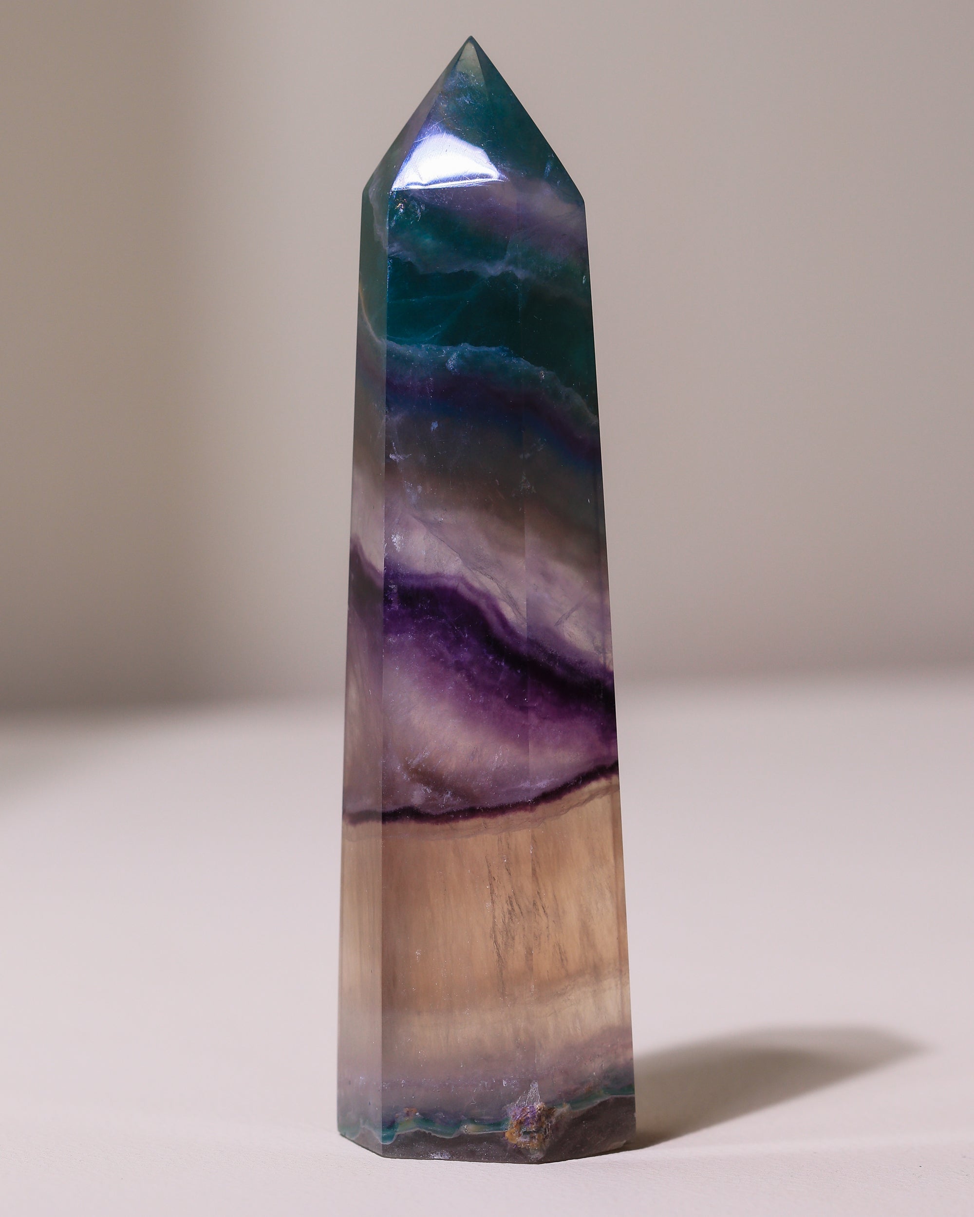 Lavender fluorite, unique piece 