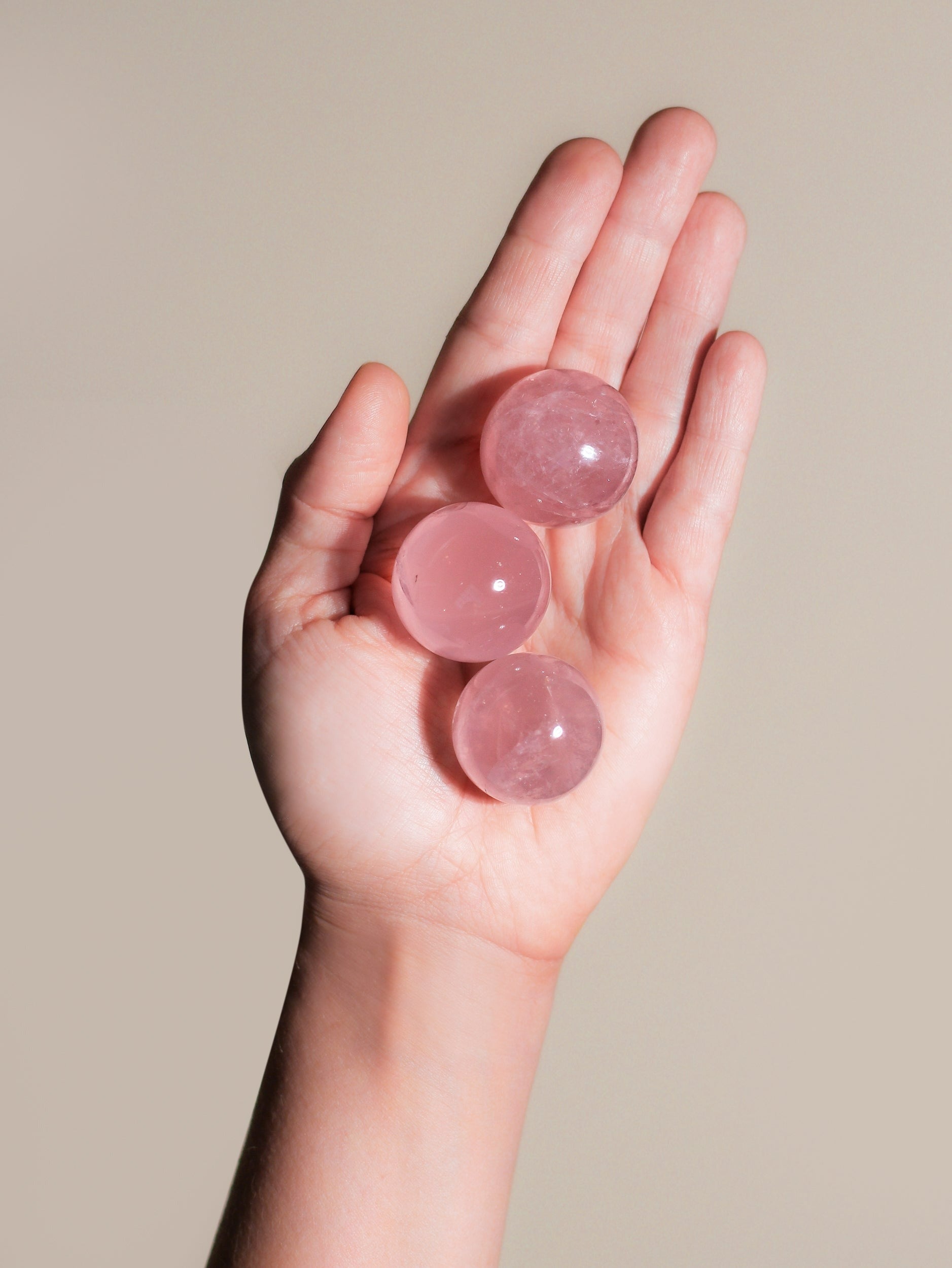 Mini Rose Quartz sphere