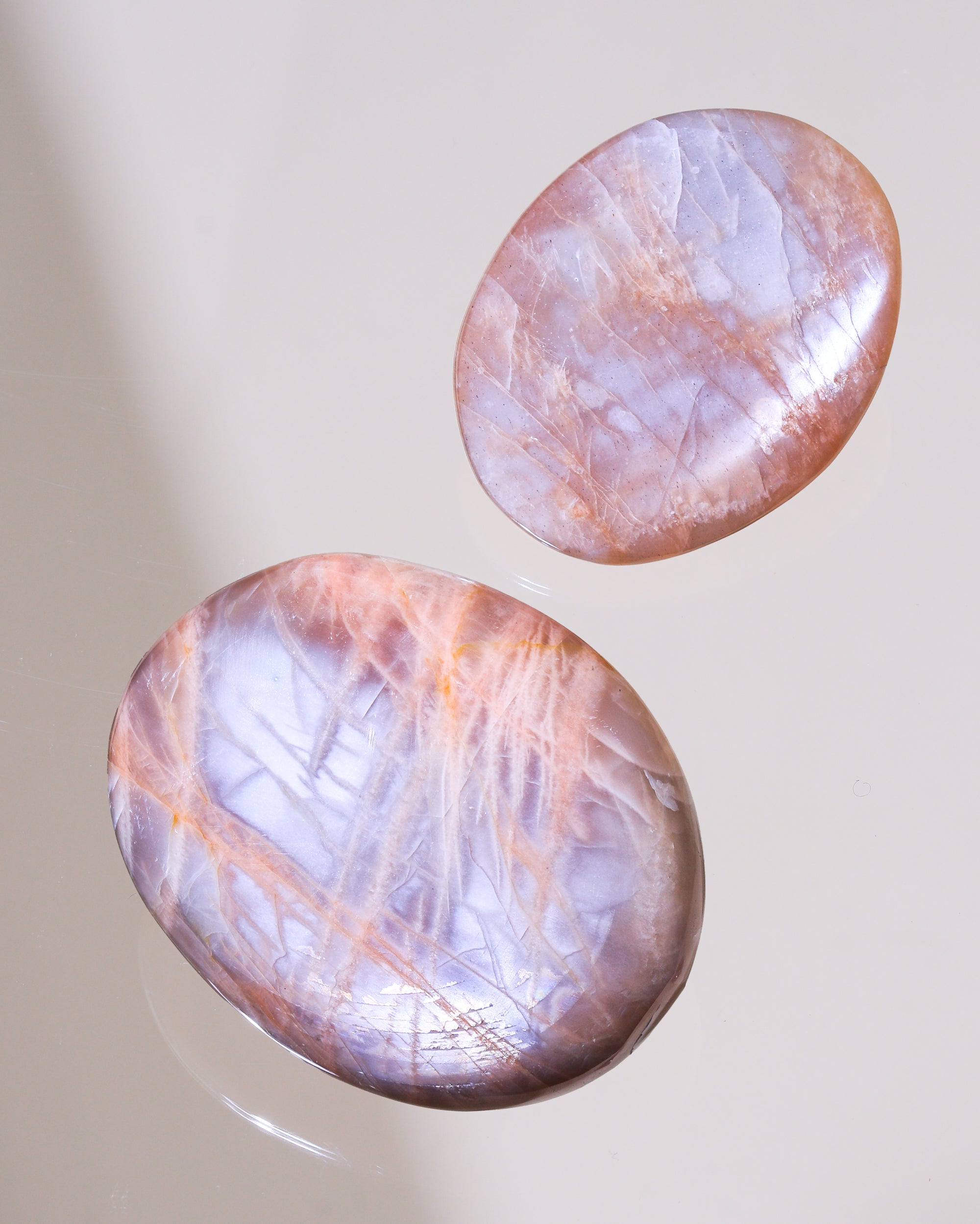 Apricot Moonstone Palmstone 