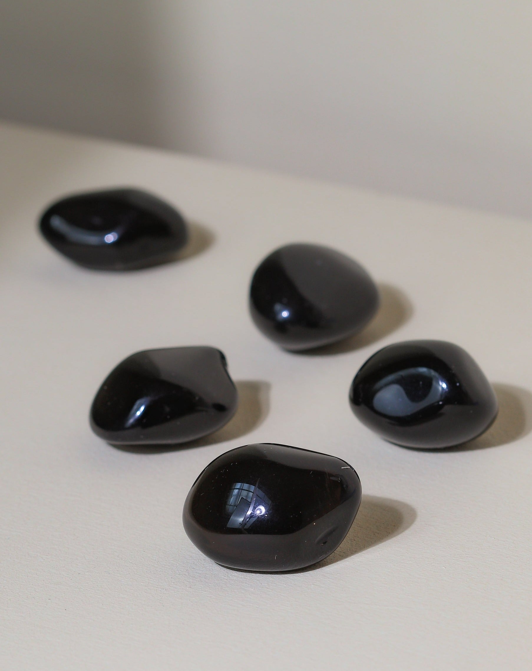 Obsidian pocket stone