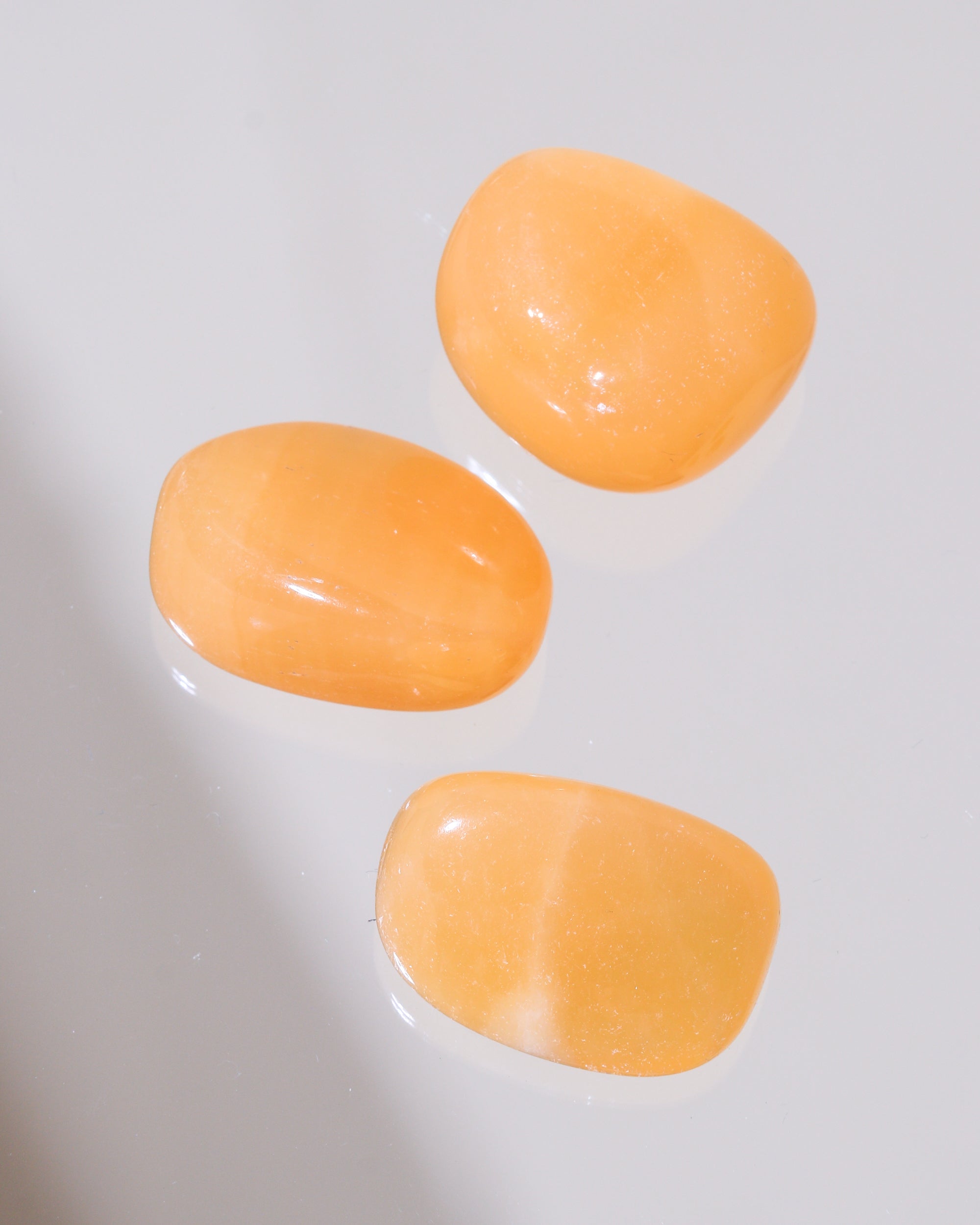 Orange Calcite Pocket Stone