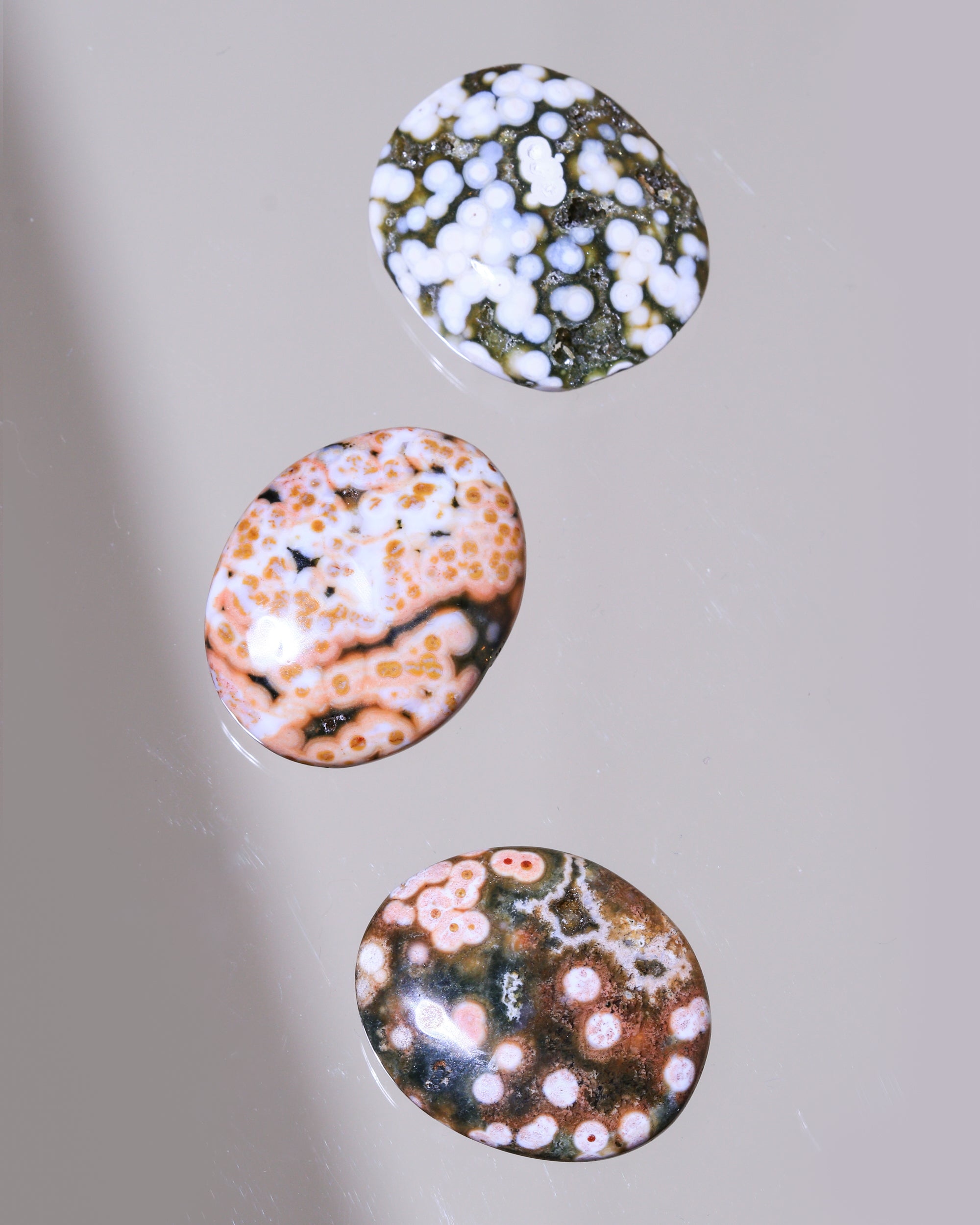 Ozean Jaspis Taschenstein