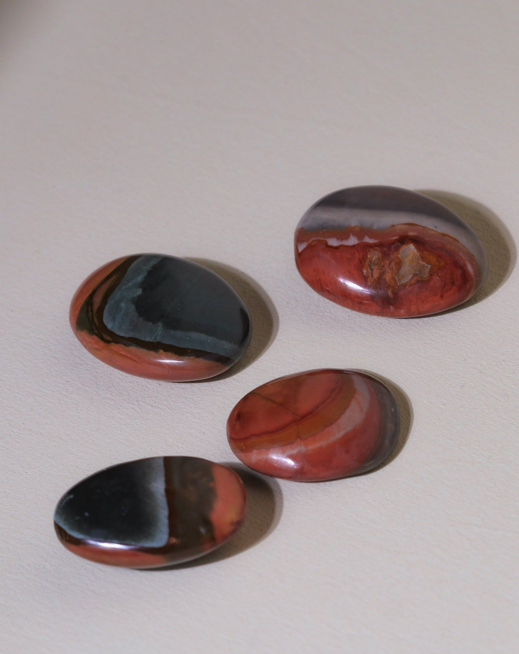 Polychrome Jasper tumbled stone 